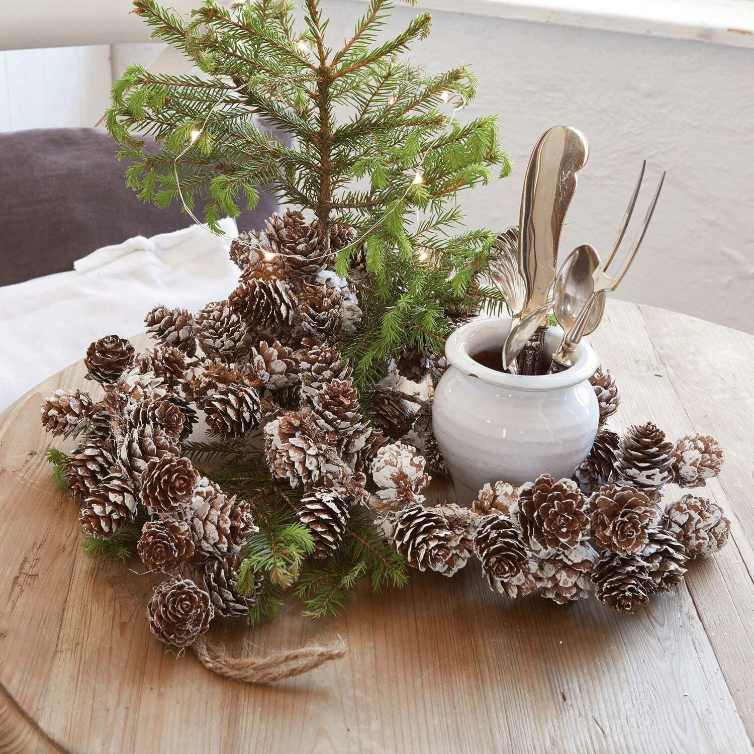 Mirabeau Weihnachtsfigur Tannengirlande Jacci braun (kein günstig online kaufen