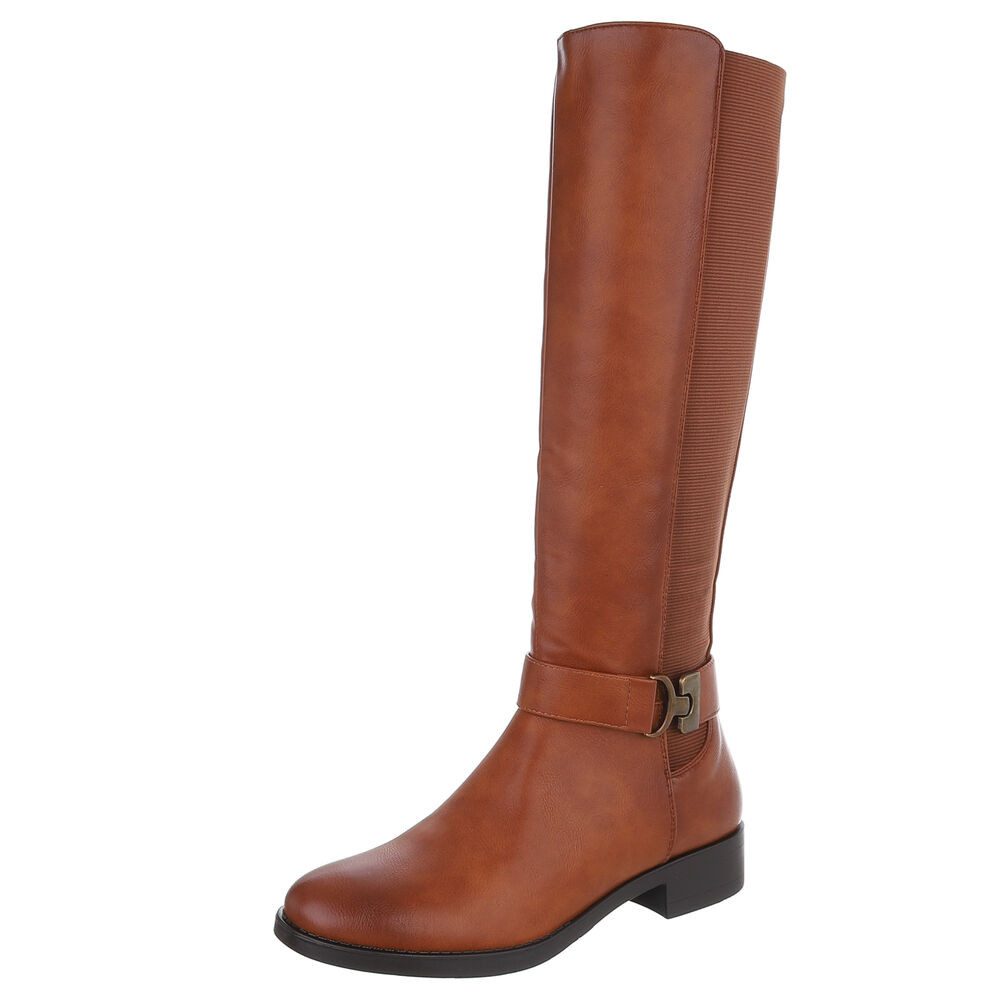 Ital-Design Elegante Stiefel mit Riemen für Damen – Herbst-/Wintersaison St günstig online kaufen