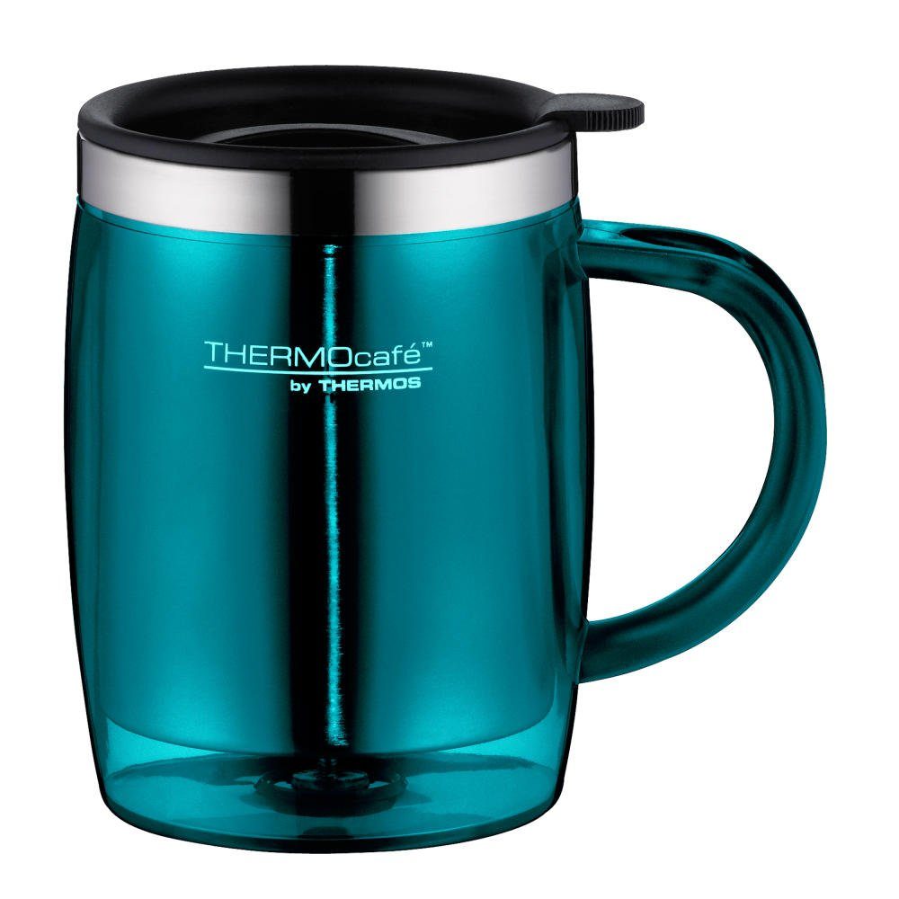 THERMOS 350 Mug Desktop Thermobecher Edelstahl ml, Teal TC