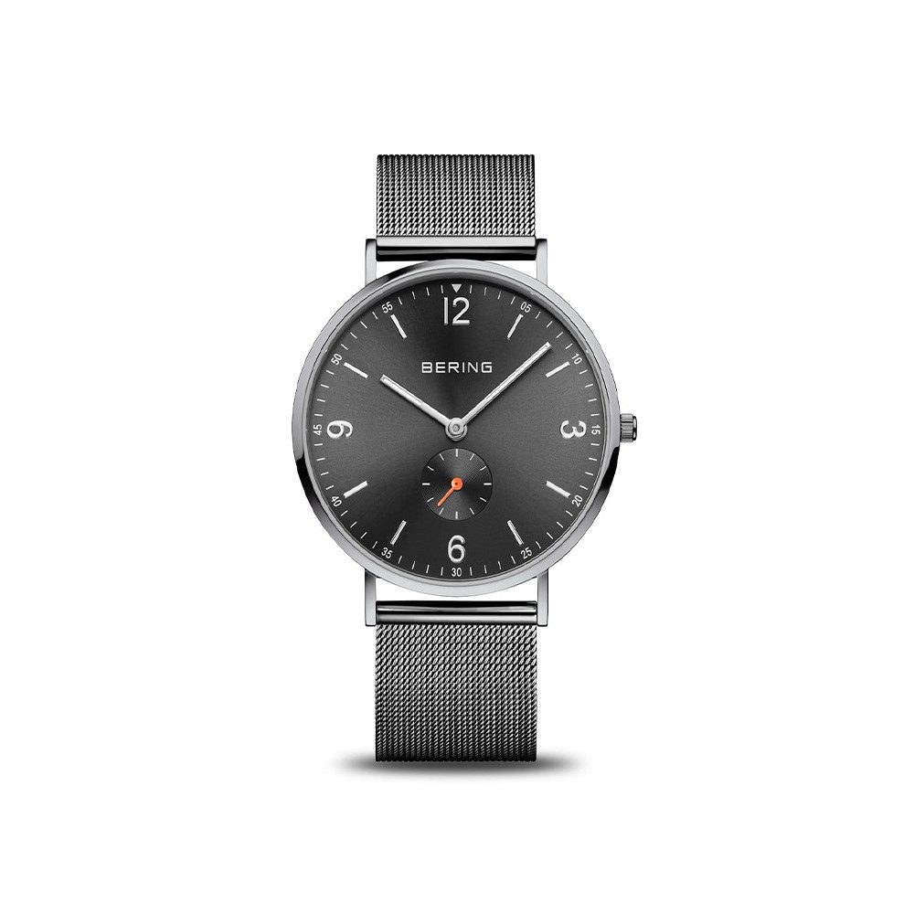 Quarzuhr Bering Classic grau glänzend 14040-377 14040-377