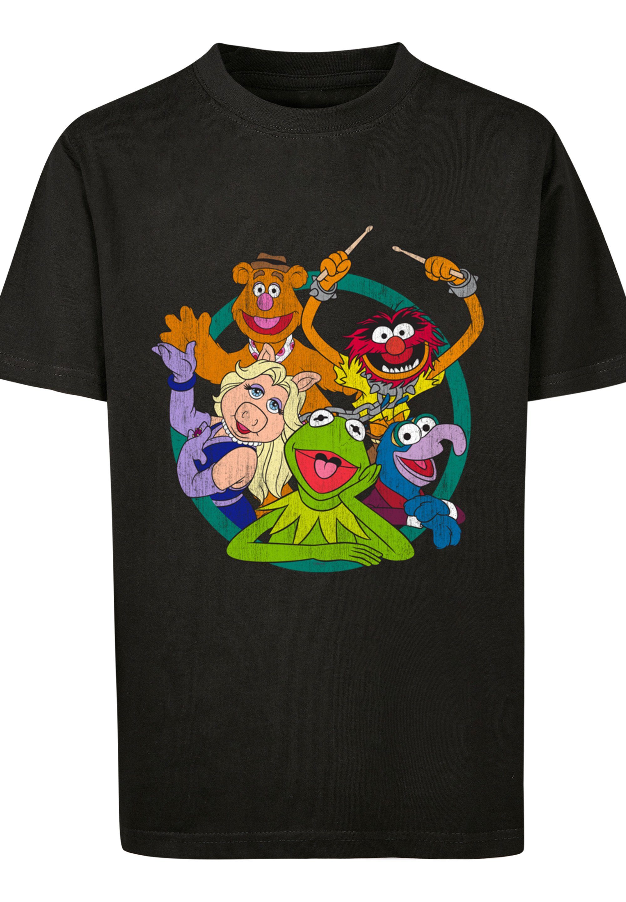 Disney Group schwarz Print Die Muppets T-Shirt Circle F4NT4STIC