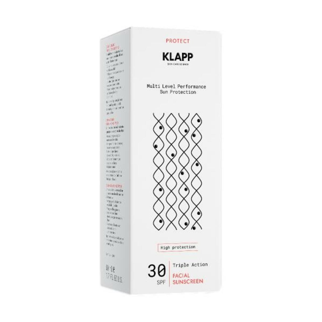 Klapp Cosmetics Sonnenschutzcreme Multi Level Performance Sun Protection, Verhindert lichtbedingte Hautalterung.