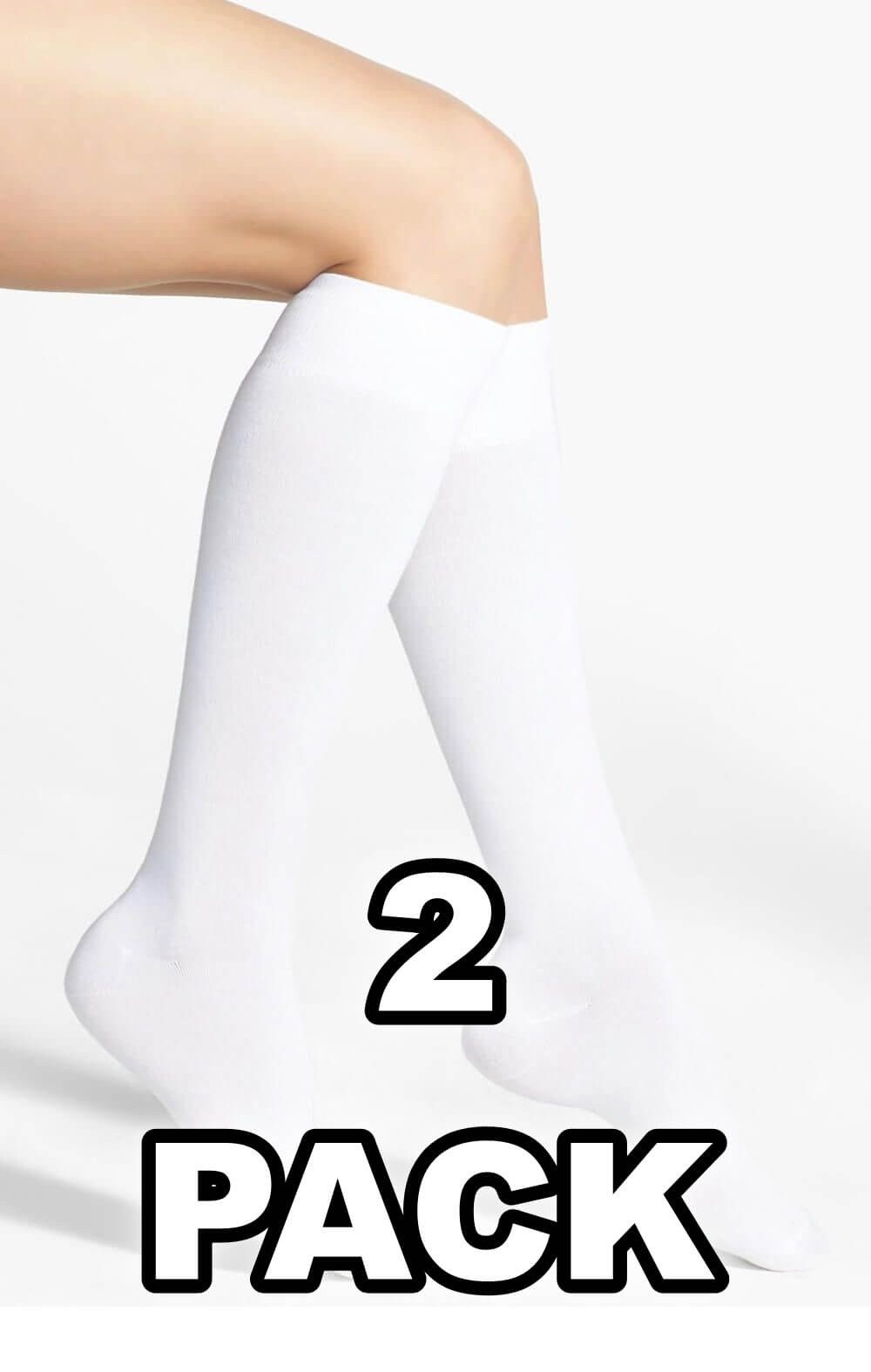 Aurellie Kniestrümpfe 2er Kniestrümpfe Lycra-Kniesocken mit günstig online kaufen