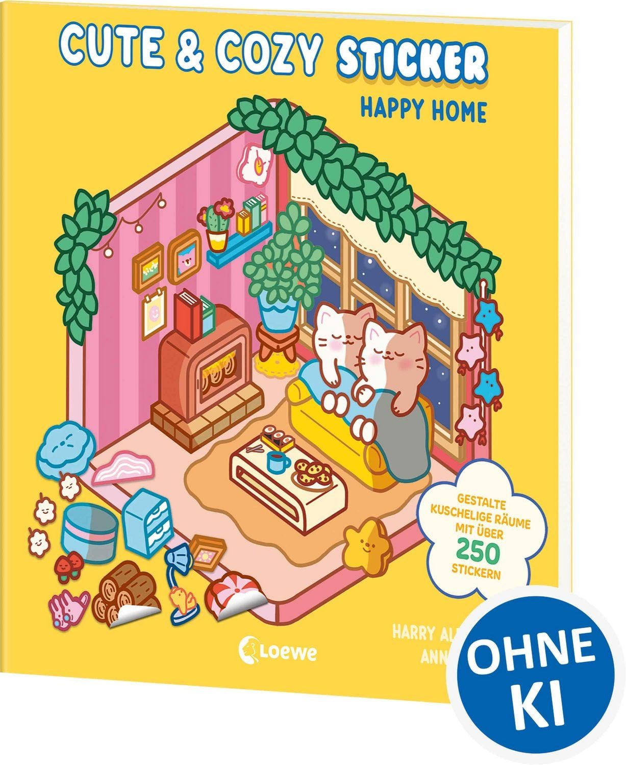 Cute & Cozy Sticker - Happy Home / diverse