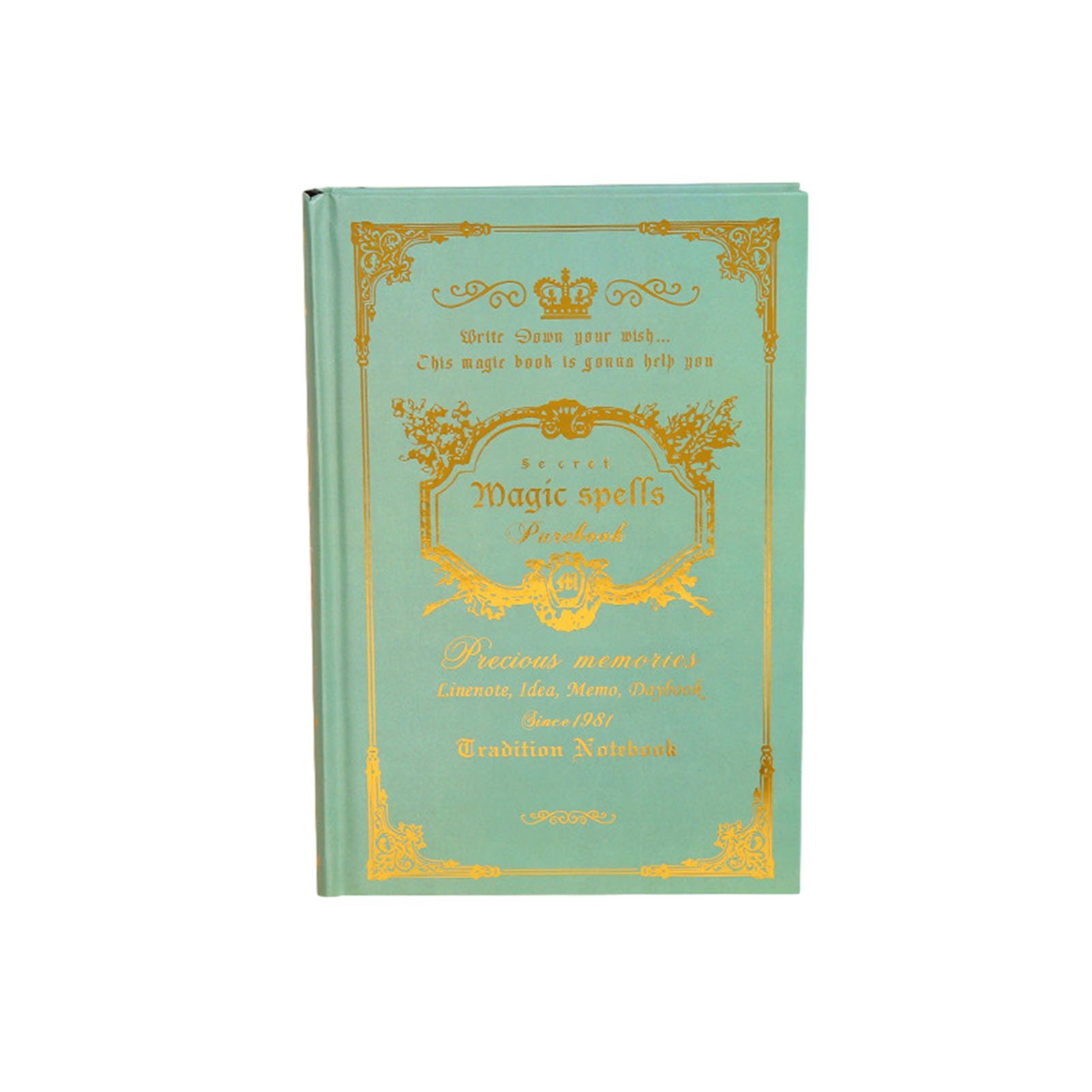 Blusmart Notizbuch A5-Notizbuch Im Vintage-Stil Für Studenten, Vielseitig Einsetzbar, Tagebuch green