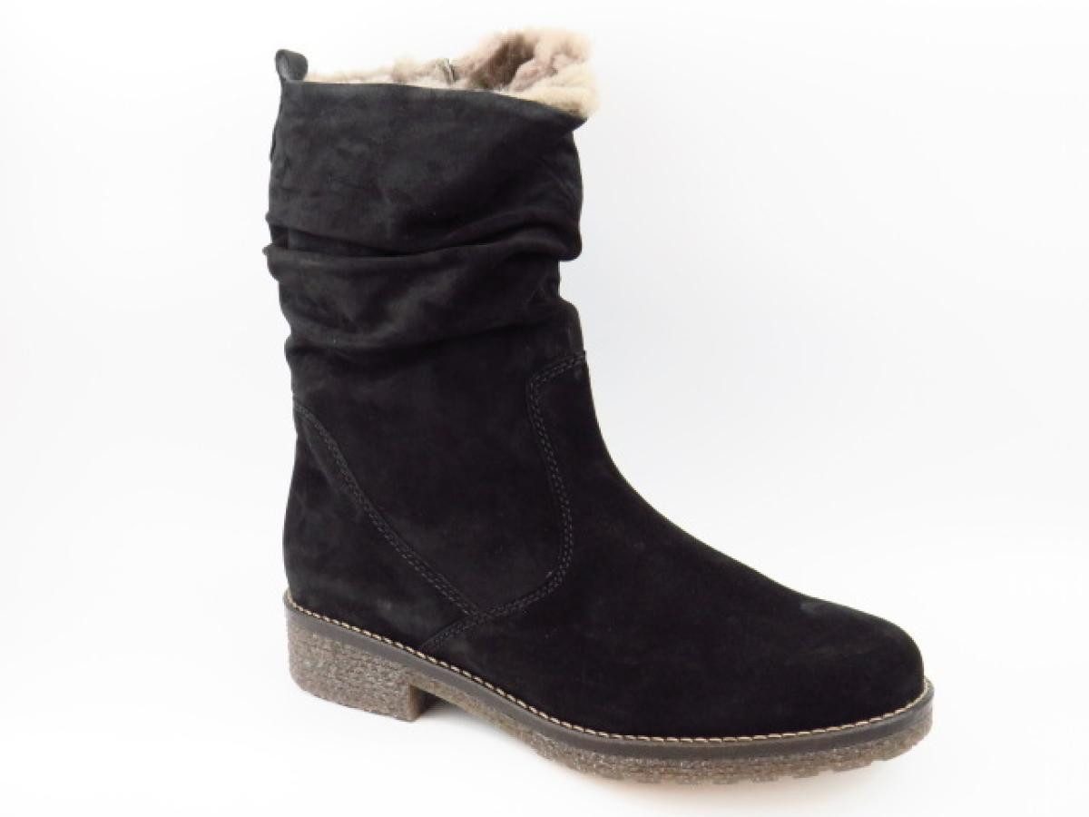 Gabor Comfort Velour Lammfell Stiefelette
