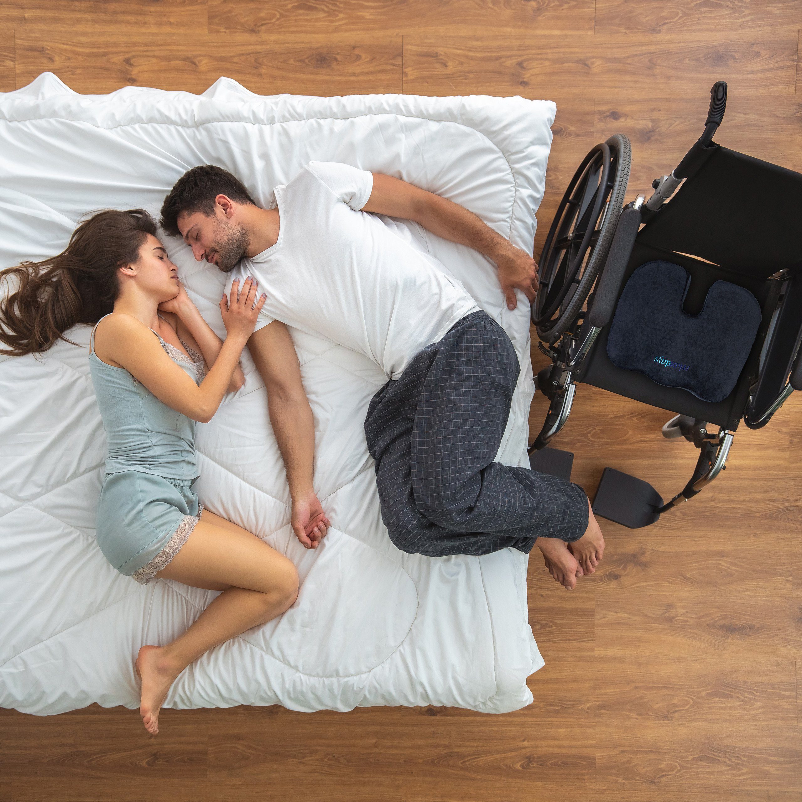 relaxdays Stuhlkissen Ergonomisches Sitzkissen – Bild 3 von 5