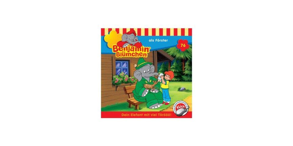 Kiddinx Hörspiel-CD Benjamin Blümchen 076 - Benjamin als Förster
