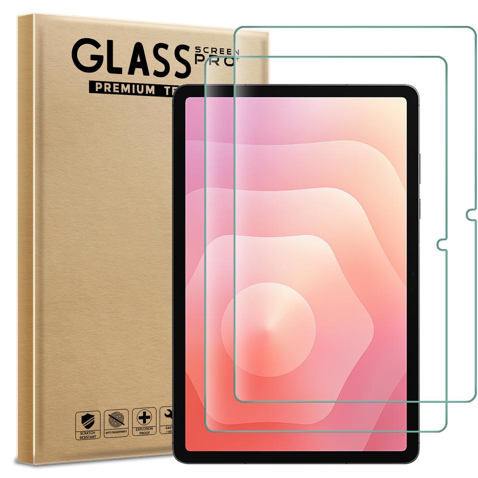 Displayschutzglas Panzerglas für Samsung Galaxy Tab S11 11 Zoll, [2 Stück]