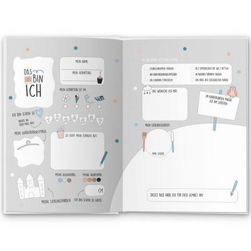 CUPCAKES & KISSES Poesiealbum Freundebuch für den Kindergarten zum Ausfüllen, Für Mädchen und Jungen, Kindergartenfreunde Buch, Freundschaftsbuch