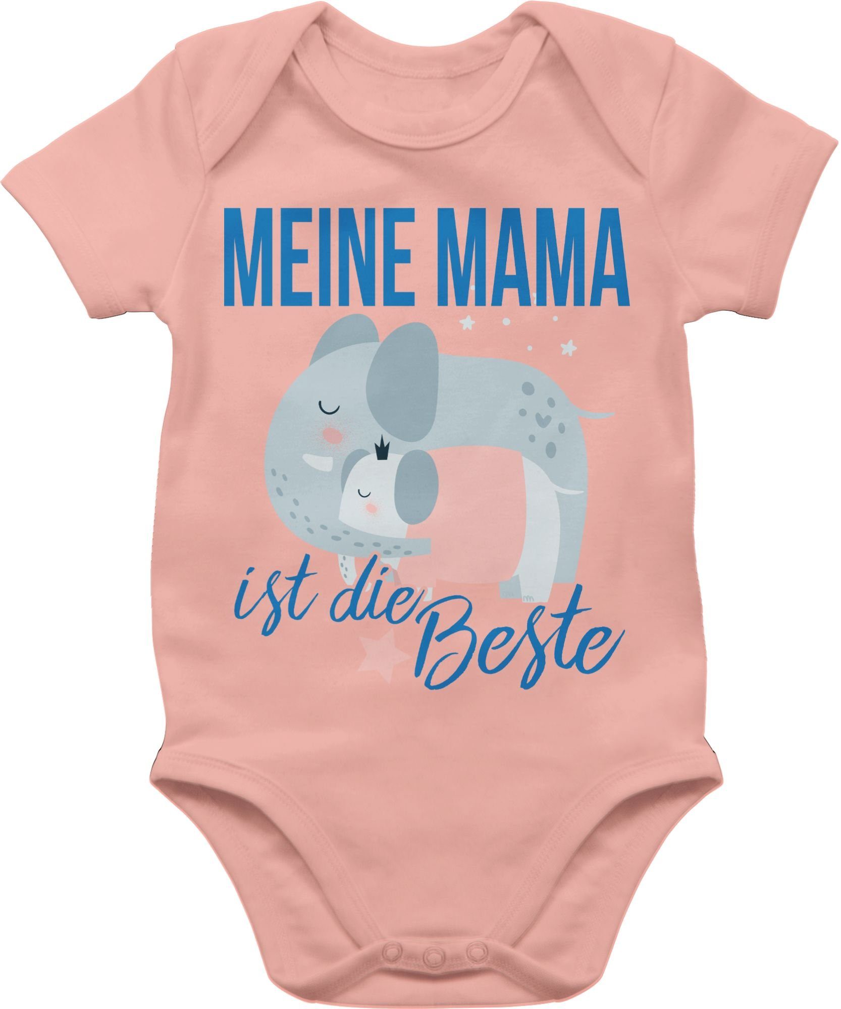 (1-tlg) Shirtracer Meine Elefanten Babyrosa 3 die Muttertagsgeschenk ist Beste Shirtbody Mama