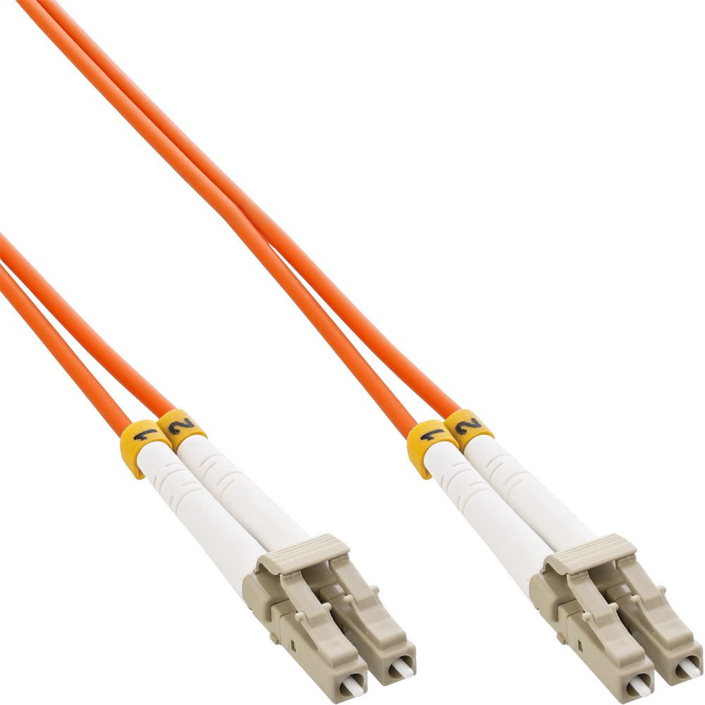 Inline InLine® 88637 LWL Duplex Kabel, LC/LC, 62,5/125µm, OM1, 7,5m Audio- & Video-Kabel