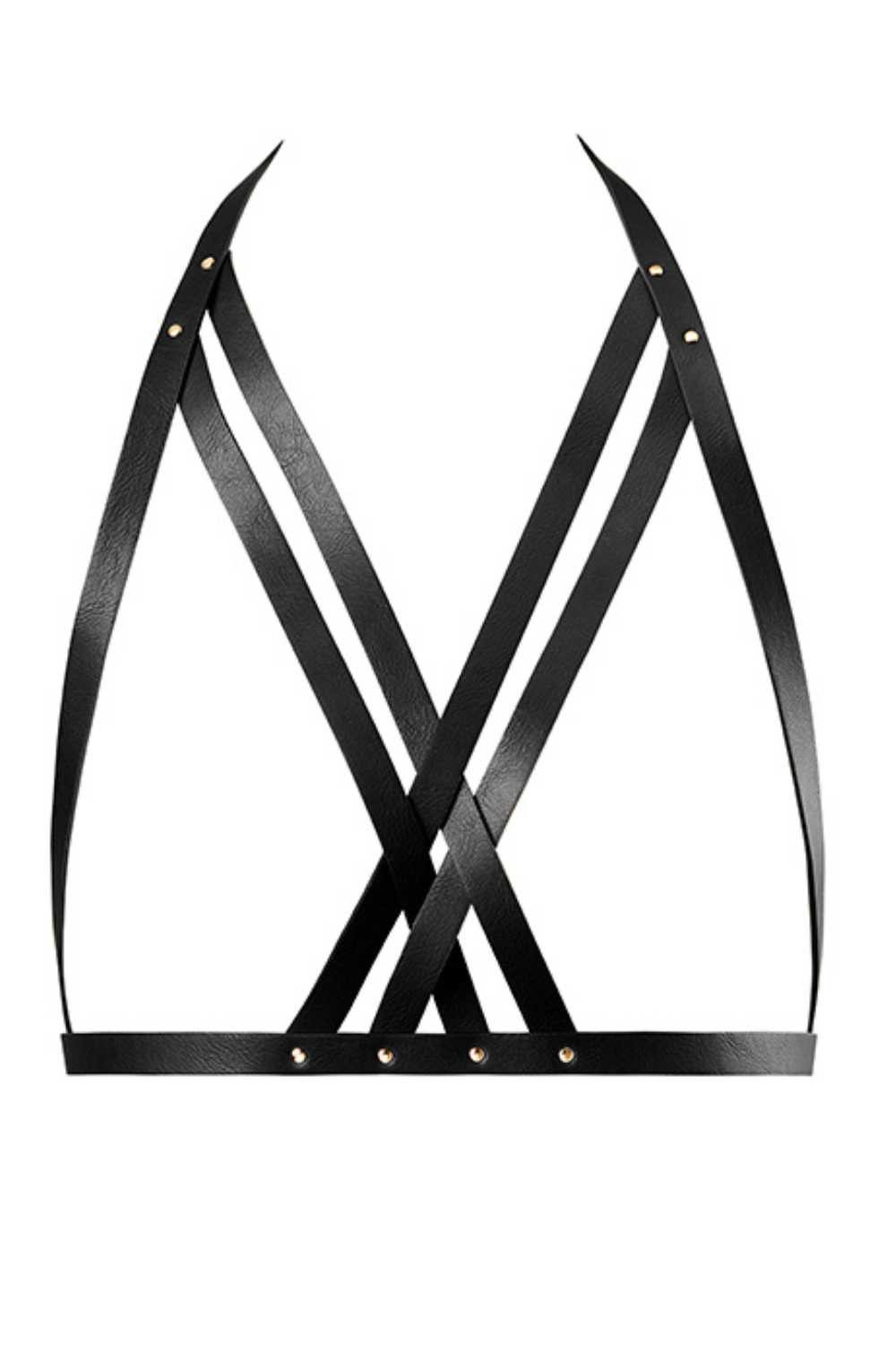 Bijoux Indiscrets Büstenhebe Maze Halter Bra Harness schwarz sexy