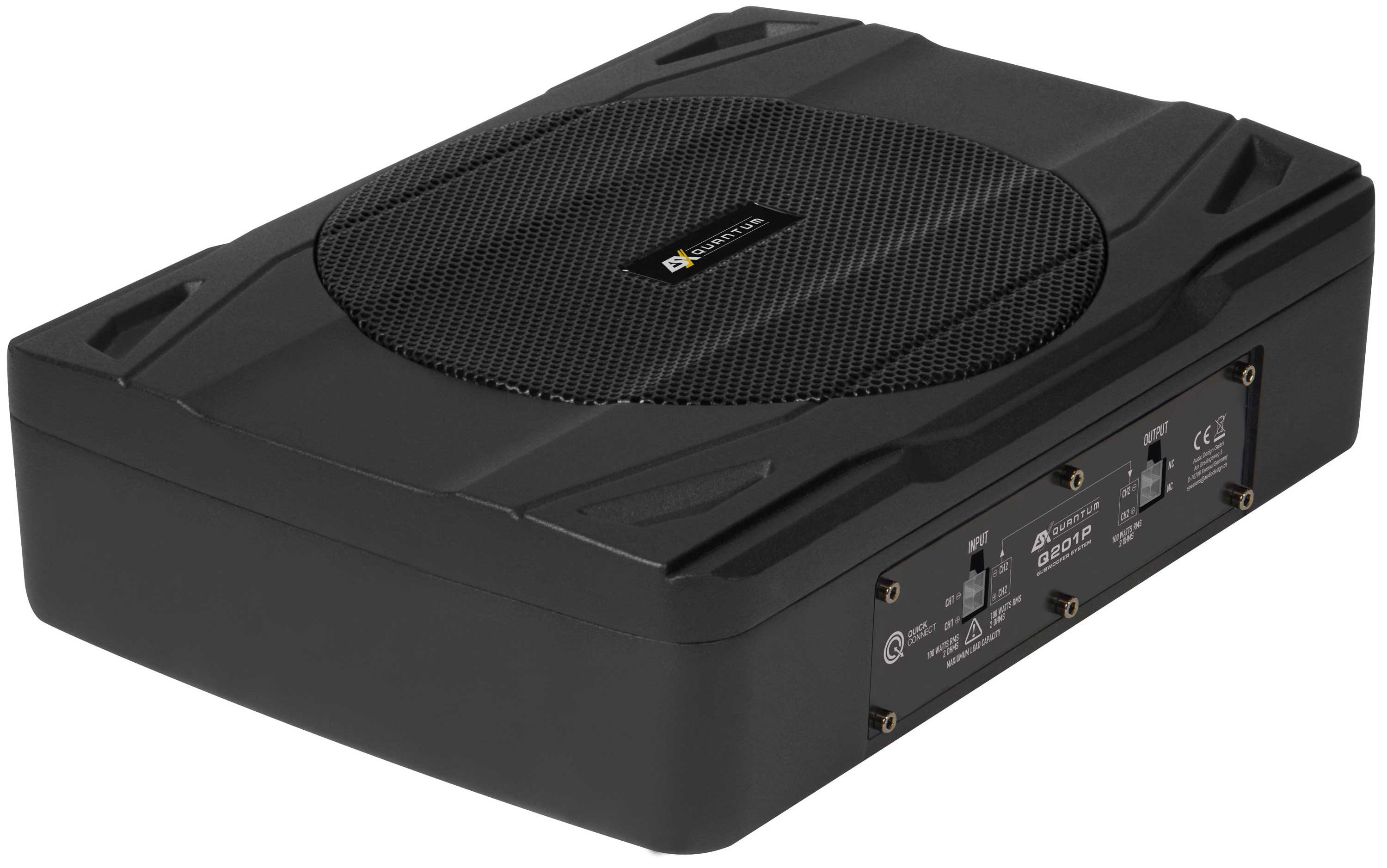 ESX QUANTUM Q201P 20cm (8) passiver Untersitz-Subwoofer Auto-Subwoofer (100 W, max.: W 20 cm)