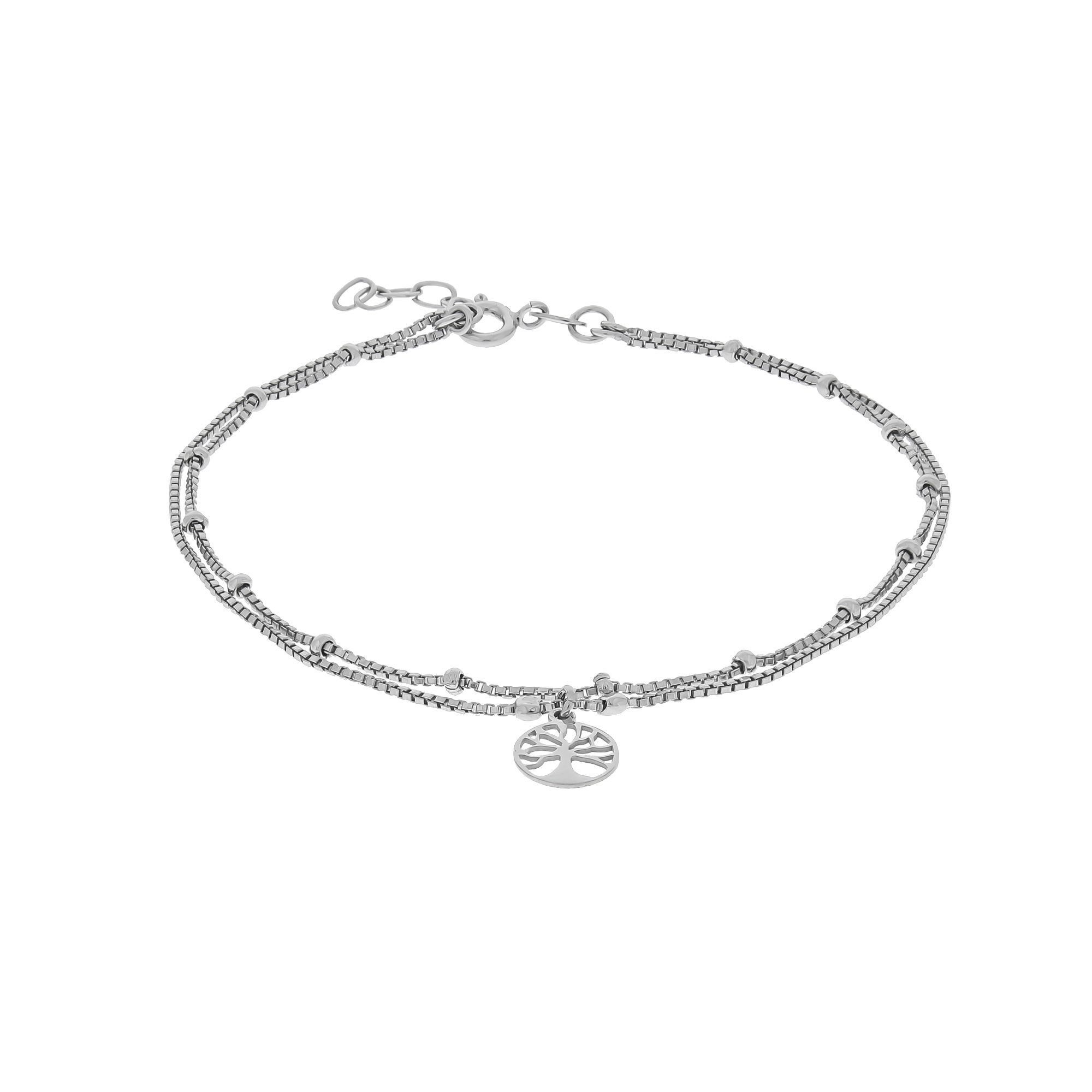 rhodiniert 925/- Lebensbaum Armband Sterling Silber Vivance