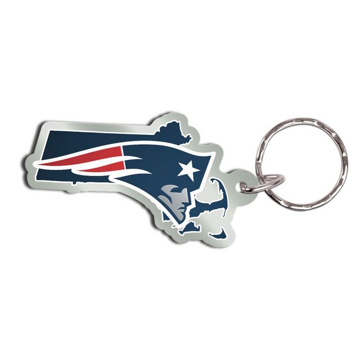 WinCraft Schlüsselanhänger STATE NFL New England Patriots