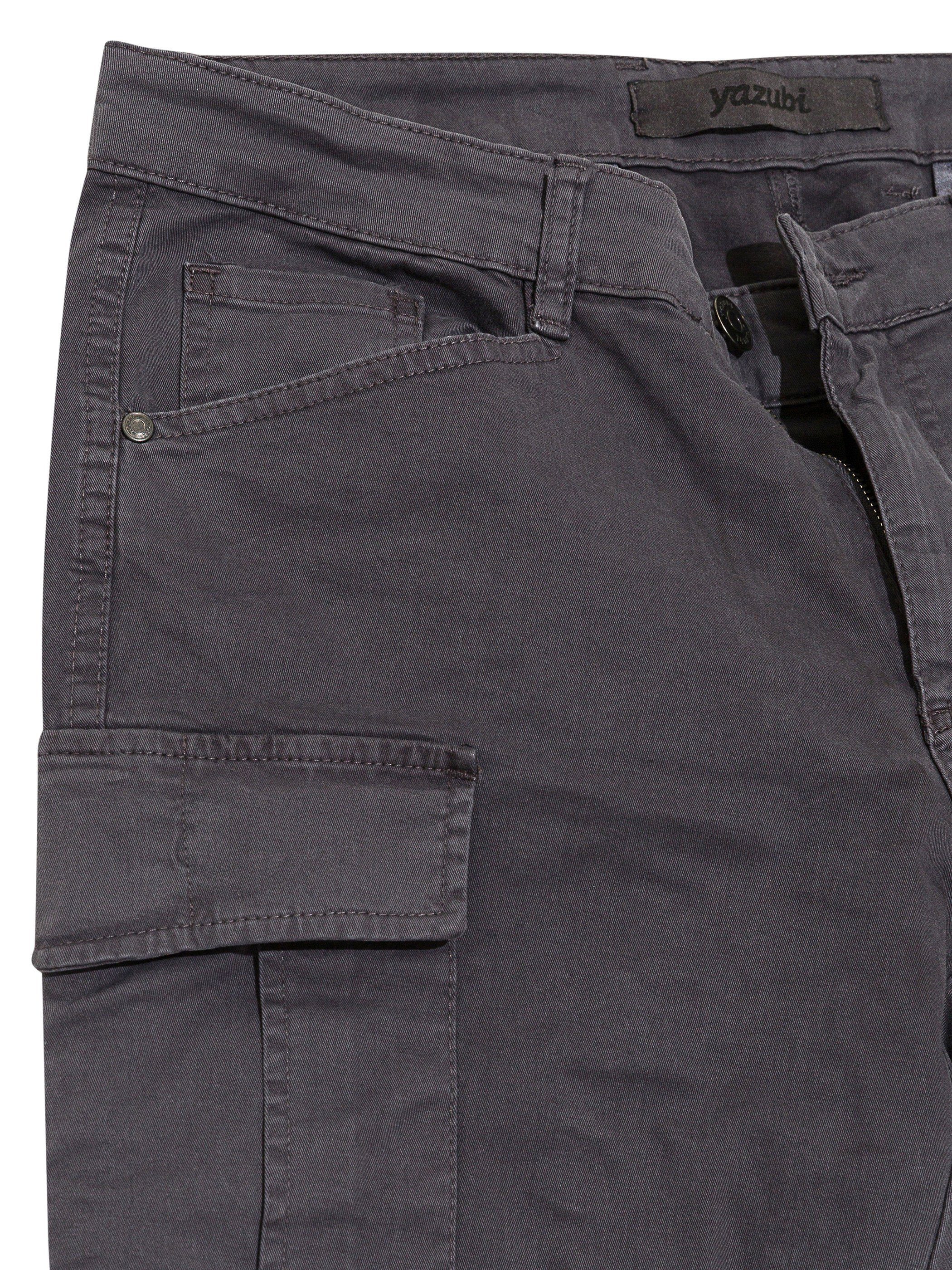 Yazubi Cargohose Cargo Chino Jayden (1-tlg) mit aufgesetzten Cargotaschen