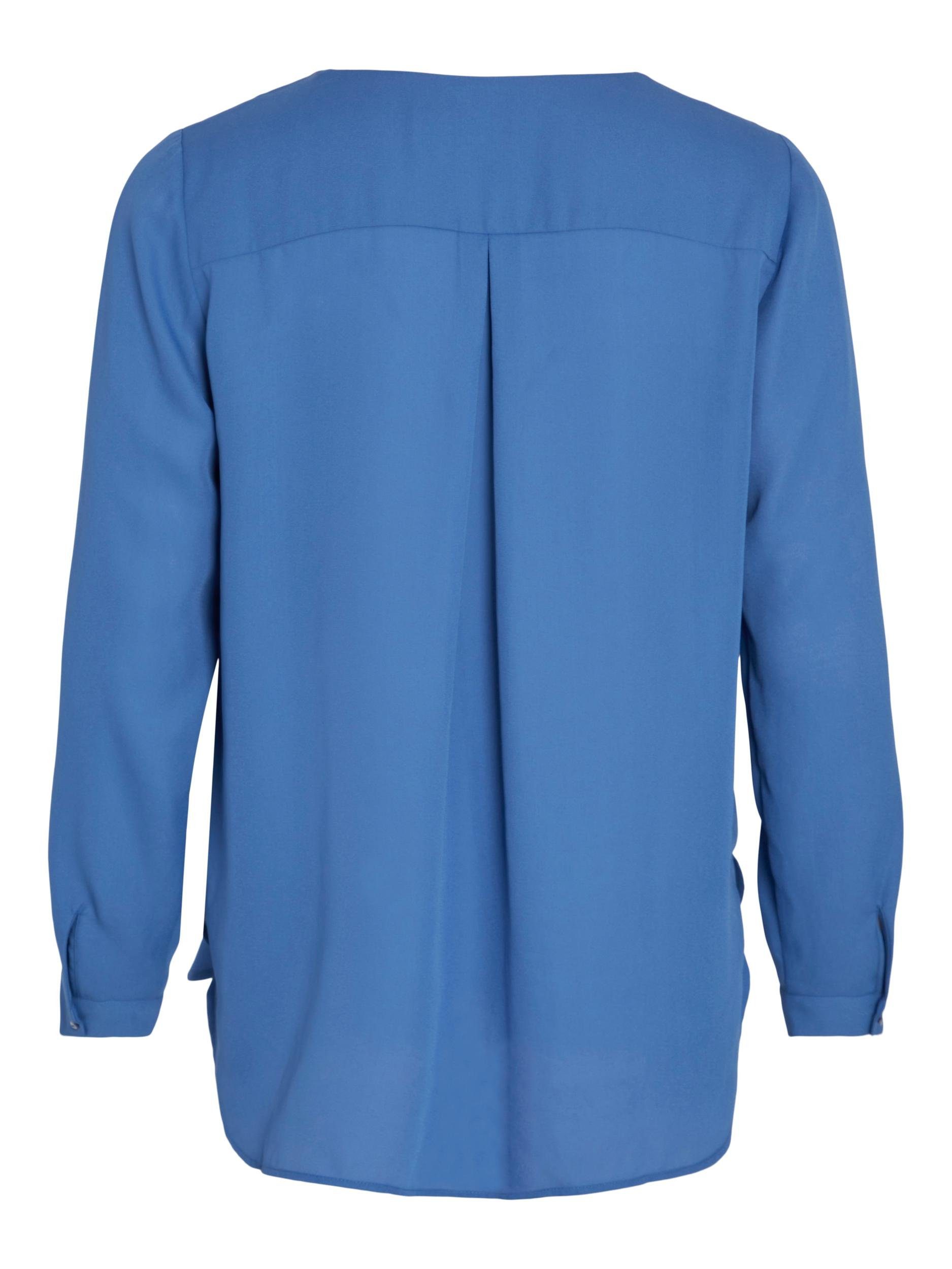 Vila Klassische Bluse federal Bluse blue