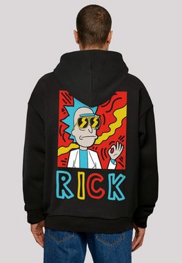 F4NT4STIC Rundhalspullover F4NT4STIC Herren transparent and RICK with Ultra Heavy Hoody (1-tlg)