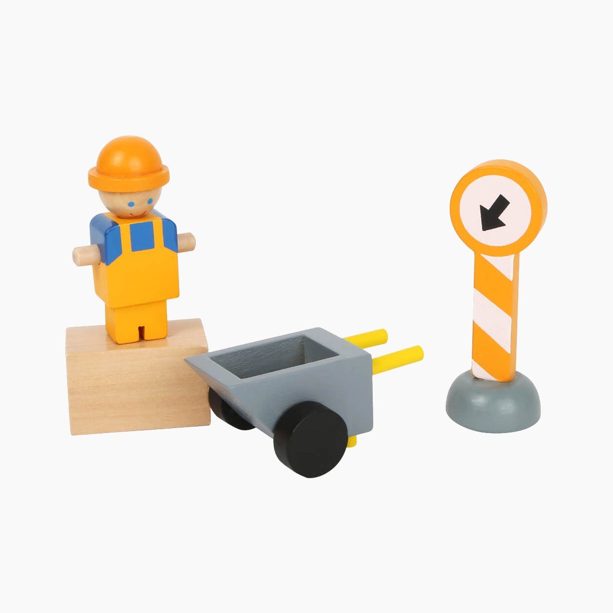 Small Foot Spielzeug-Kran Baukran mit Baustellenzubehör, (Set, 1-tlg., spar günstig online kaufen