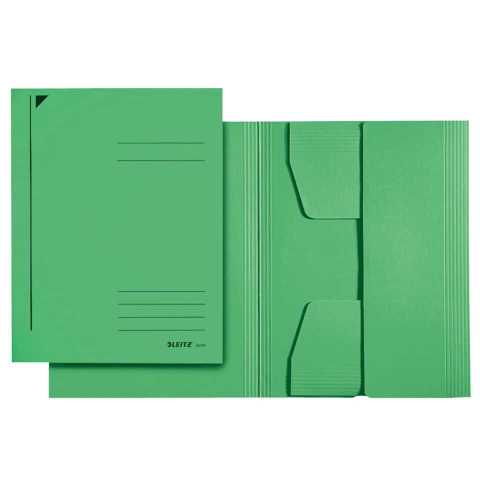 LEITZ Hefter LEITZ Jurismappe Sammelmappe A4 430 g/m² grün 3924-00-55, 3 Klappen
