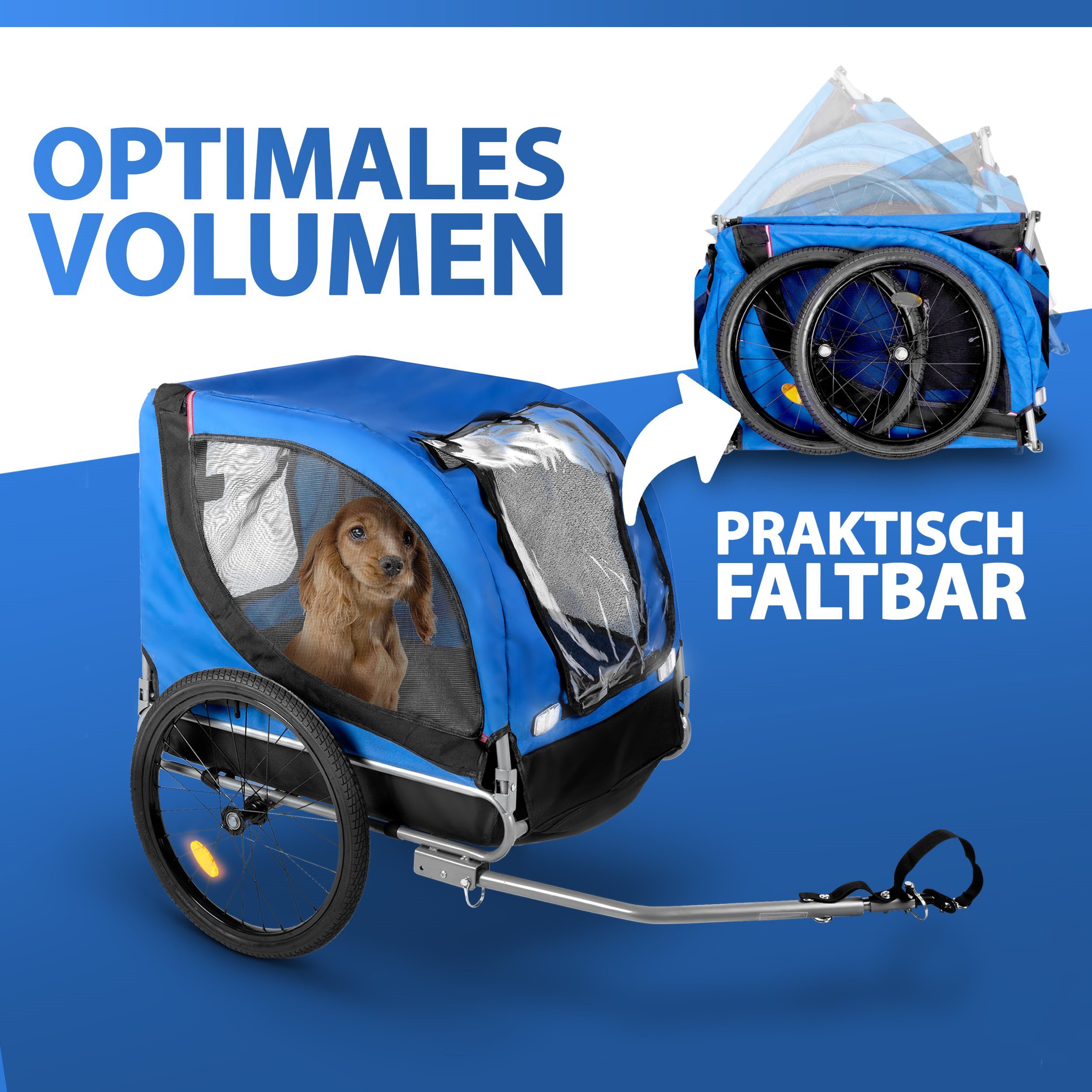 Bicycle Gear Fahrradlastenanhänger Bicycle Gear Hundewagen 40KG