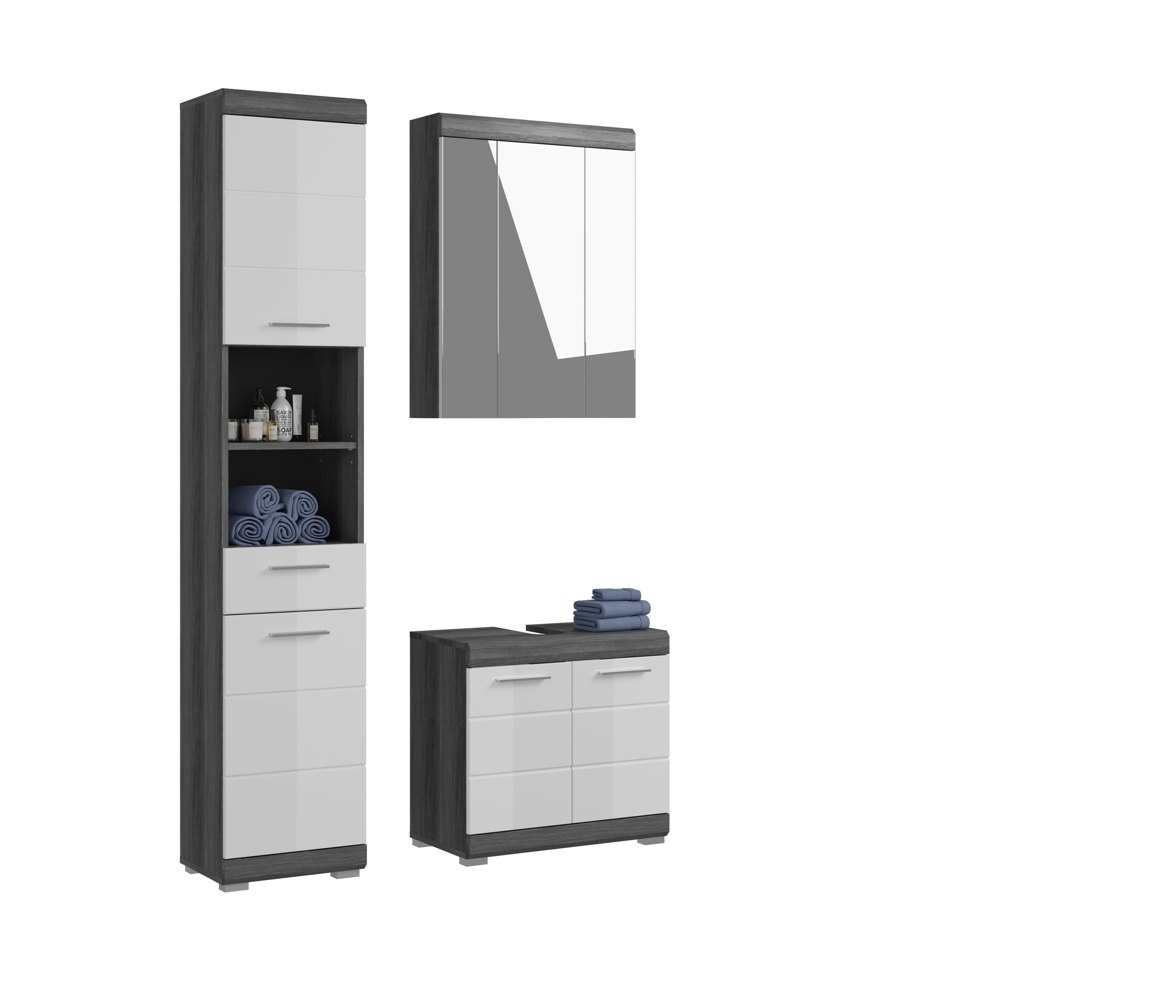 furnling Badmöbel-Set Scott, (3-St., bestehend aus günstig online kaufen