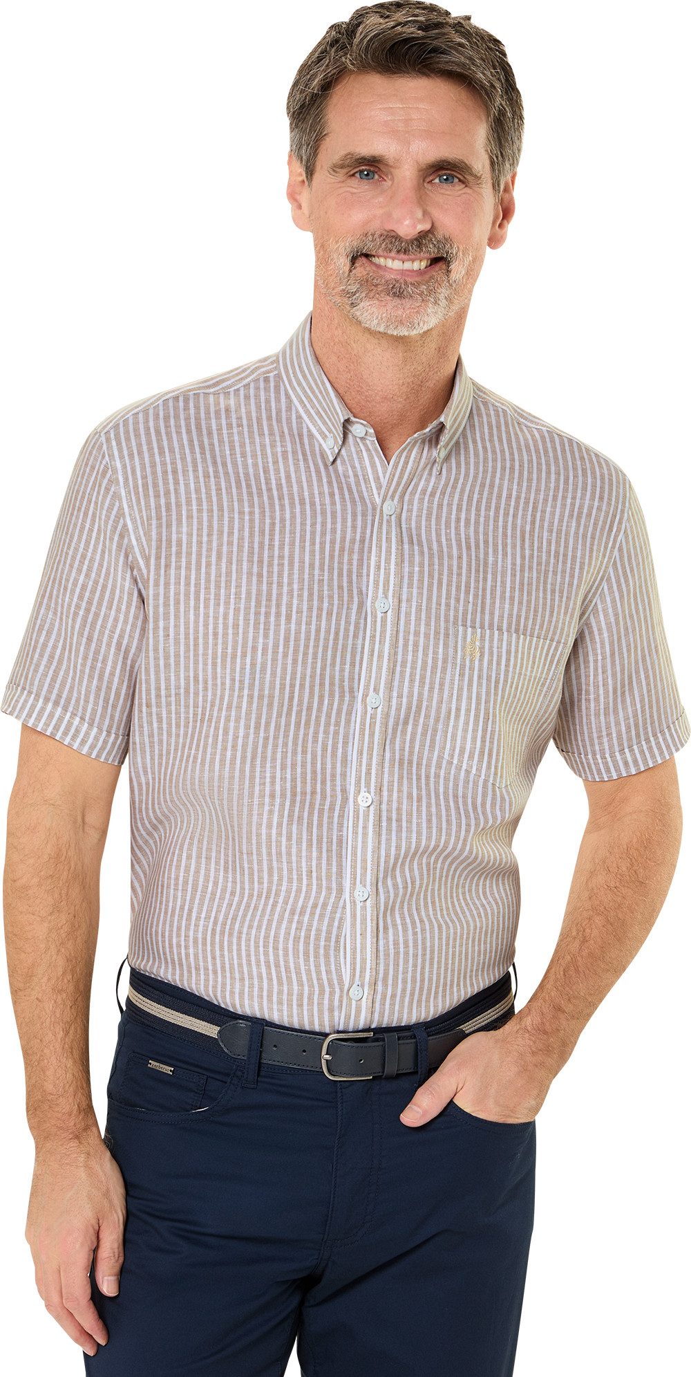 Jacques Britt Leinenhemd aus 100% Leinen - besonders hautsympathisch und kühlend