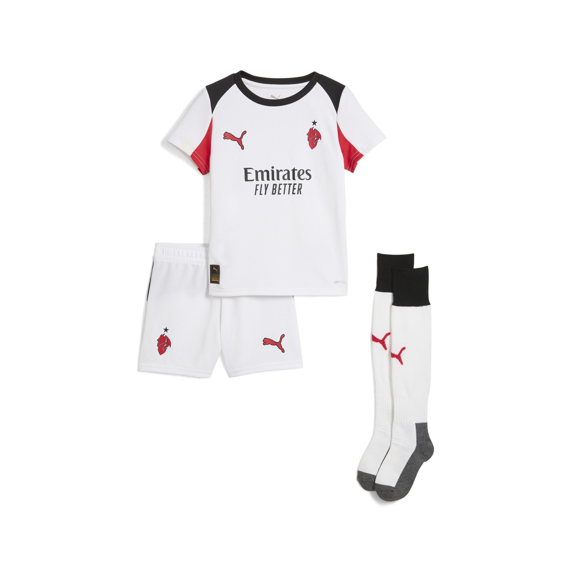 Trainingsanzug AC Milan 25/26 Auswärtstrikot-Minikit Kinder