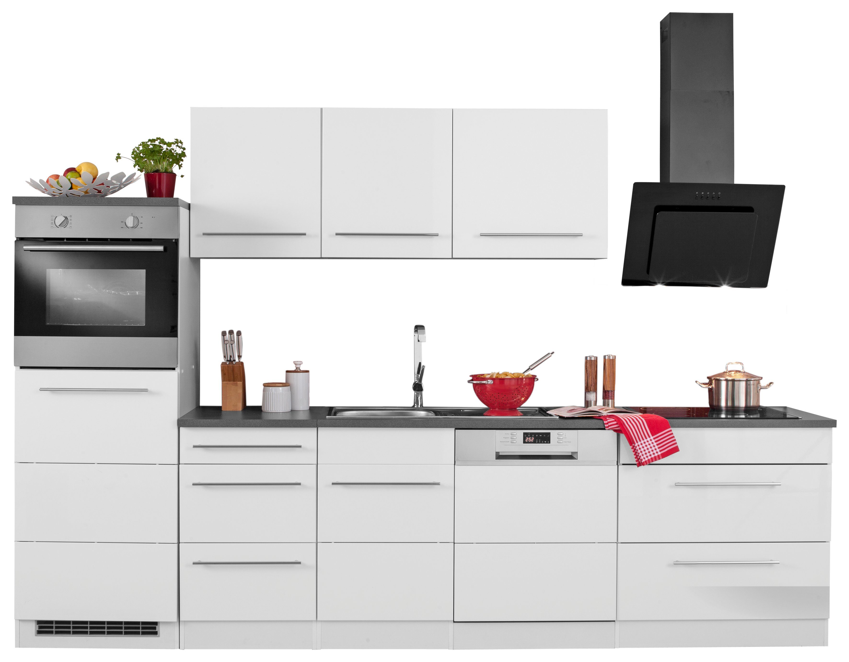 KOCHSTATION Küchenzeile KS-Trient, Breite 300 cm, günstig online kaufen