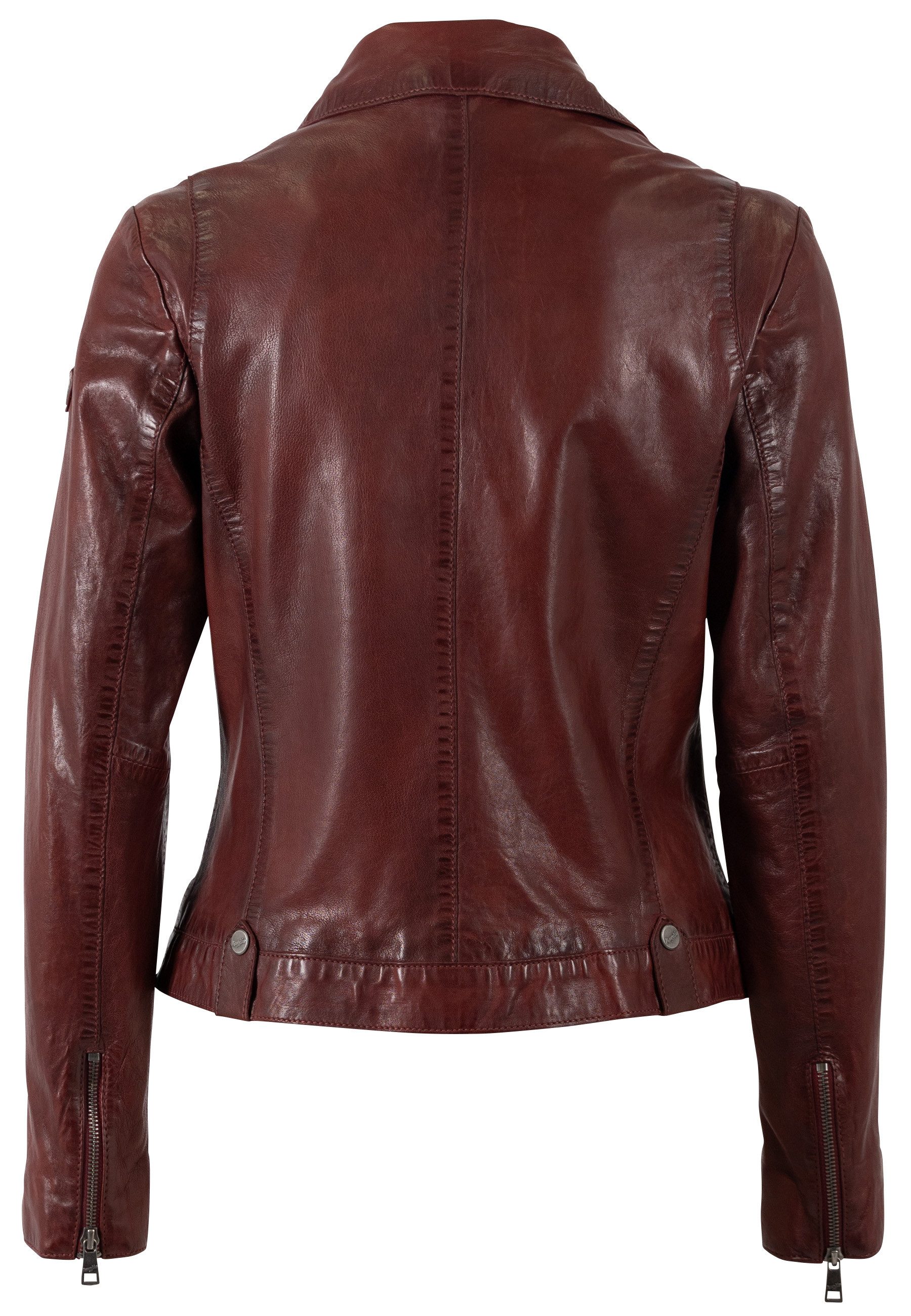 Mauritius Lederjacke MWFarah mit Reverskragen