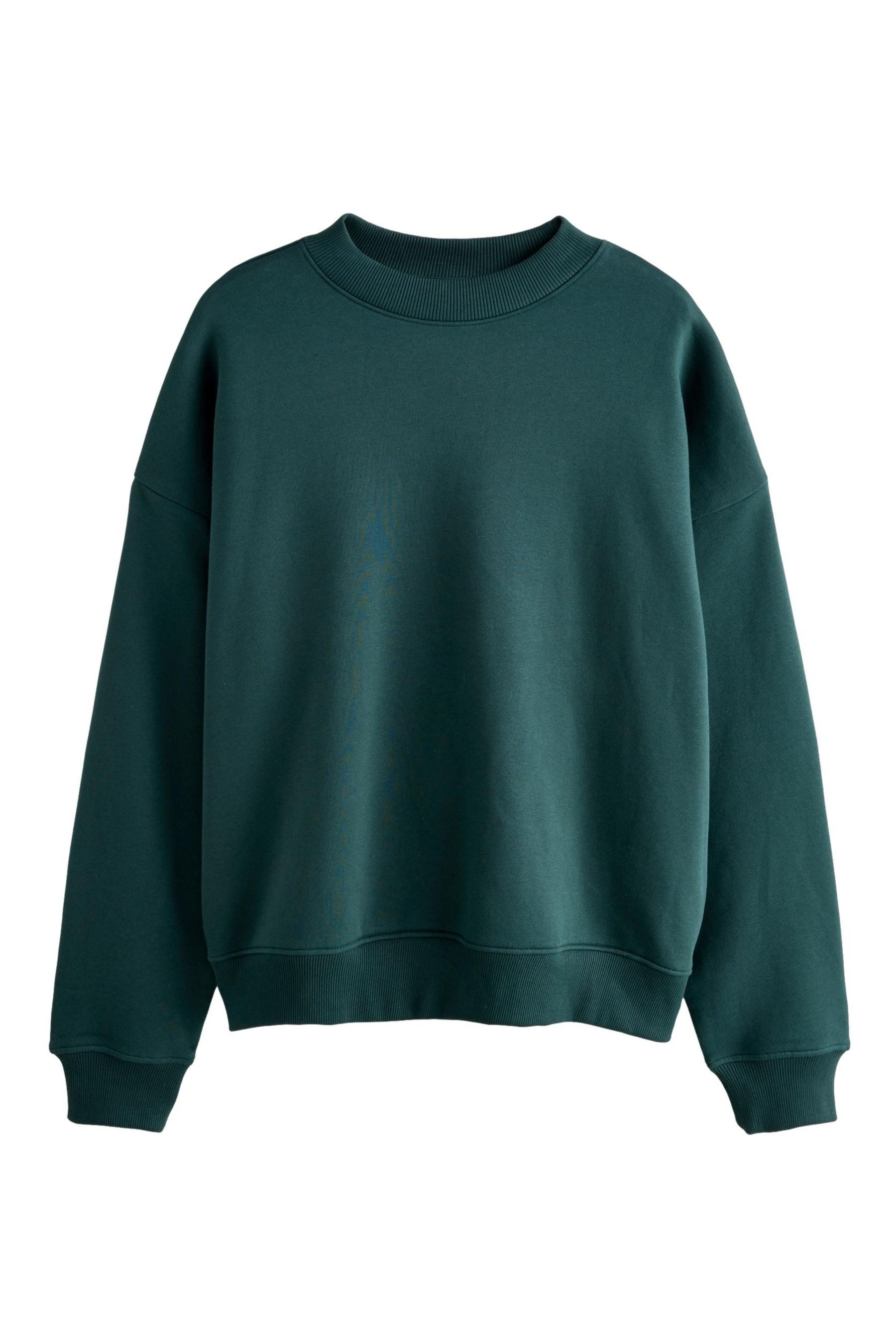 Next Sweater Schweres Oversized Fit Rundhalssweatshirt (1-tlg) günstig online kaufen