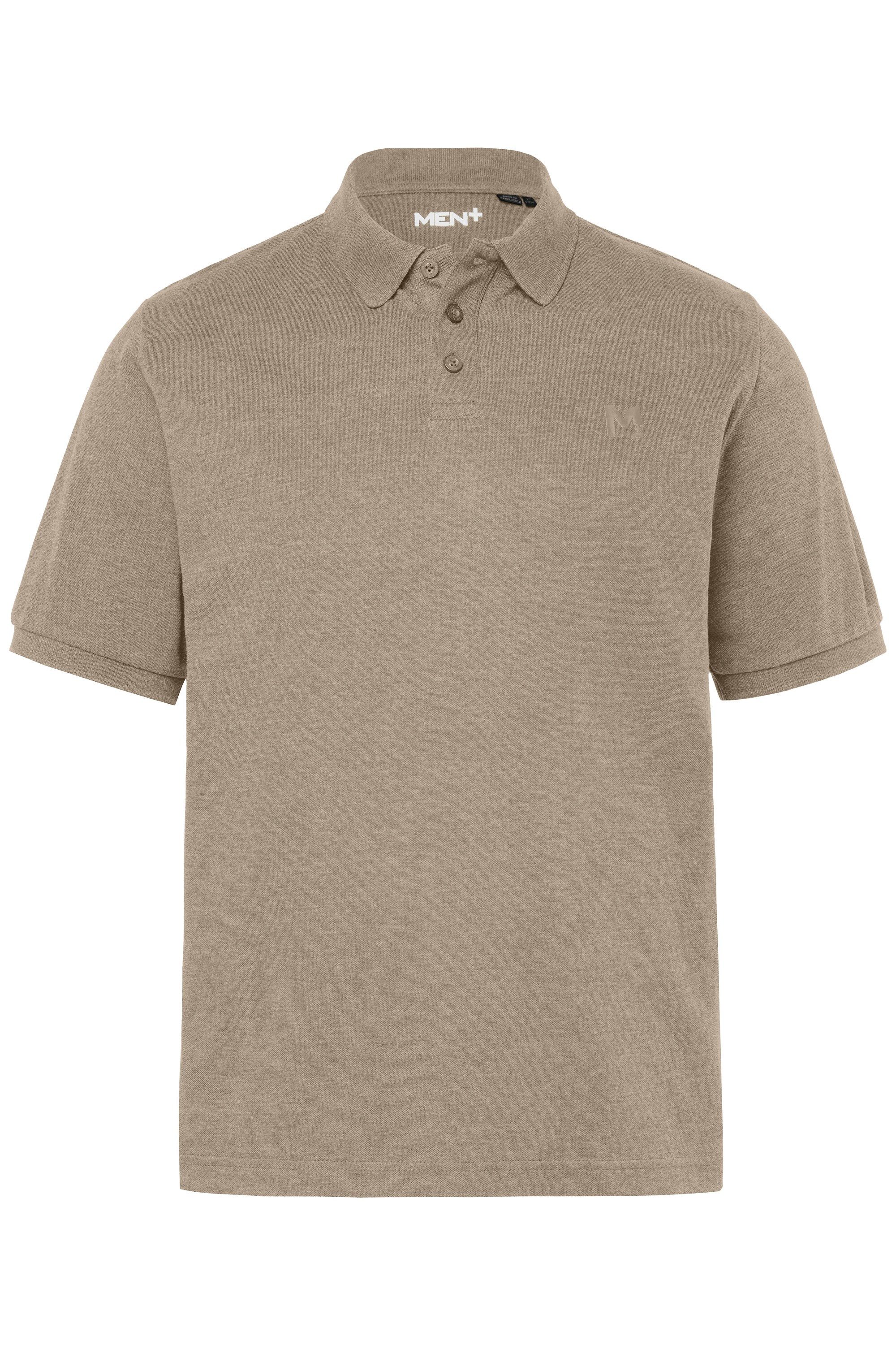 Men Plus Poloshirt Poloshirt Basic Piqué Halbarm