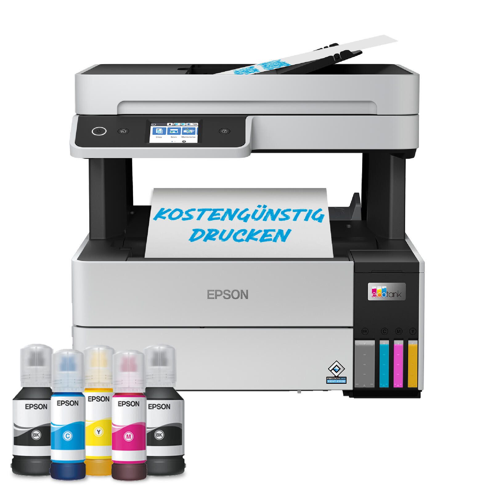 Epson Epson EcoTank ET-5150 Multifunktionsdrucker, (ADF (Automatischer Dokumenteneinzug), Automatischer Duplexdruck)