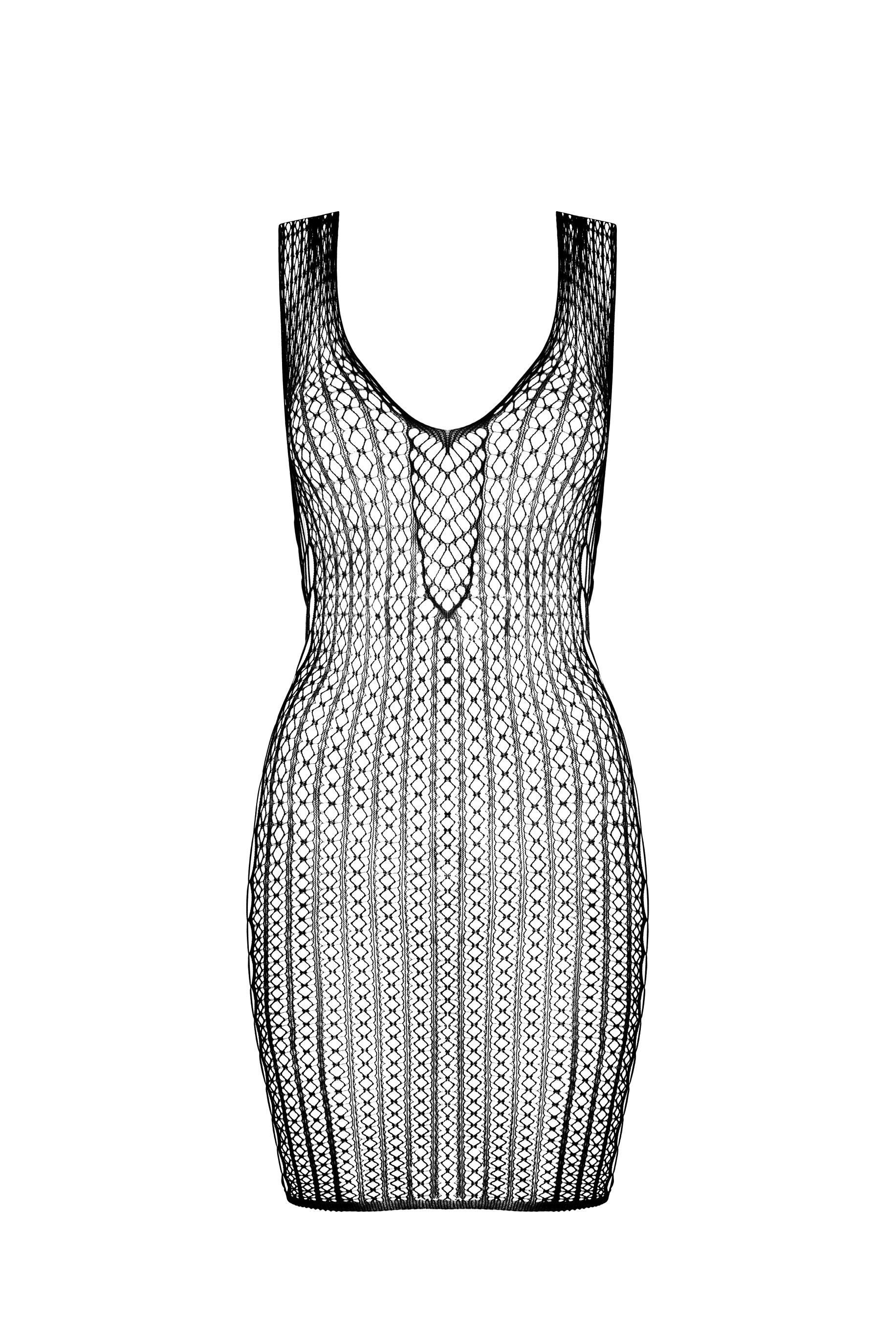 Passion Bs097 Bodystocking Talla Unica Negro