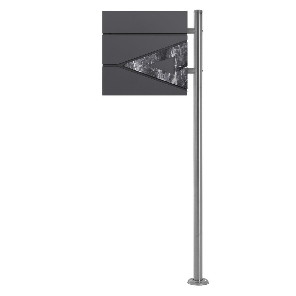 ML-DESIGN Standbriefkasten Briefkasten Postkasten mit Zeitungsfach, günstig online kaufen