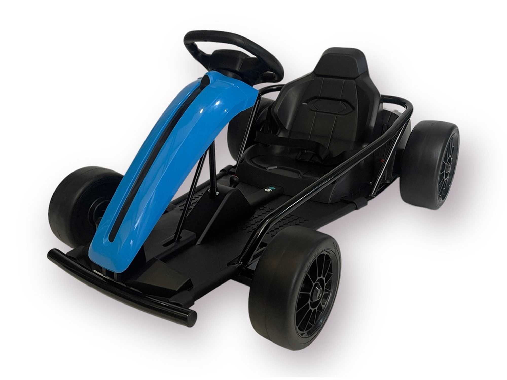 TPFLiving Elektro-Kinderquad Go-Kart - blau - Farbe: blau, Belastbarkeit 70 kg, Elektro Go-Kart - e Drift Kart - Kinder Elektrofahrzeug Go-Kart