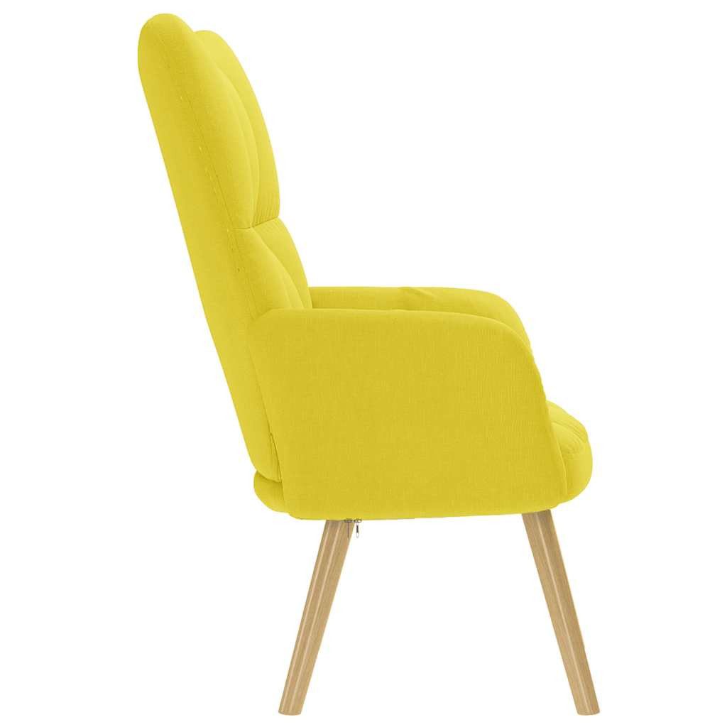 vidaXL Sessel Relaxsessel Hellgelber Stoff