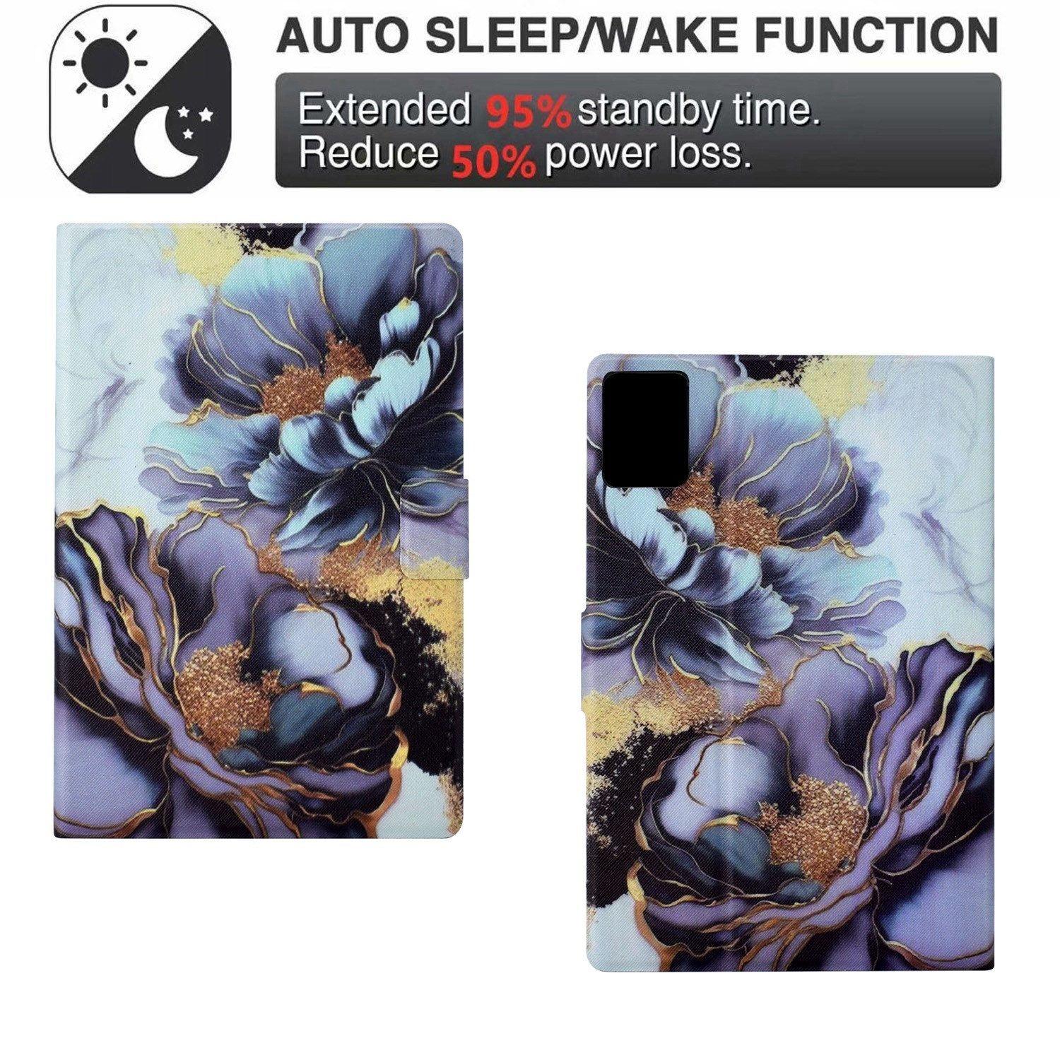Wigento Tablet-Hülle Für Lenovo Tab M11 Kunstleder Tablet Tasche Hülle Case Etuis Motiv 14