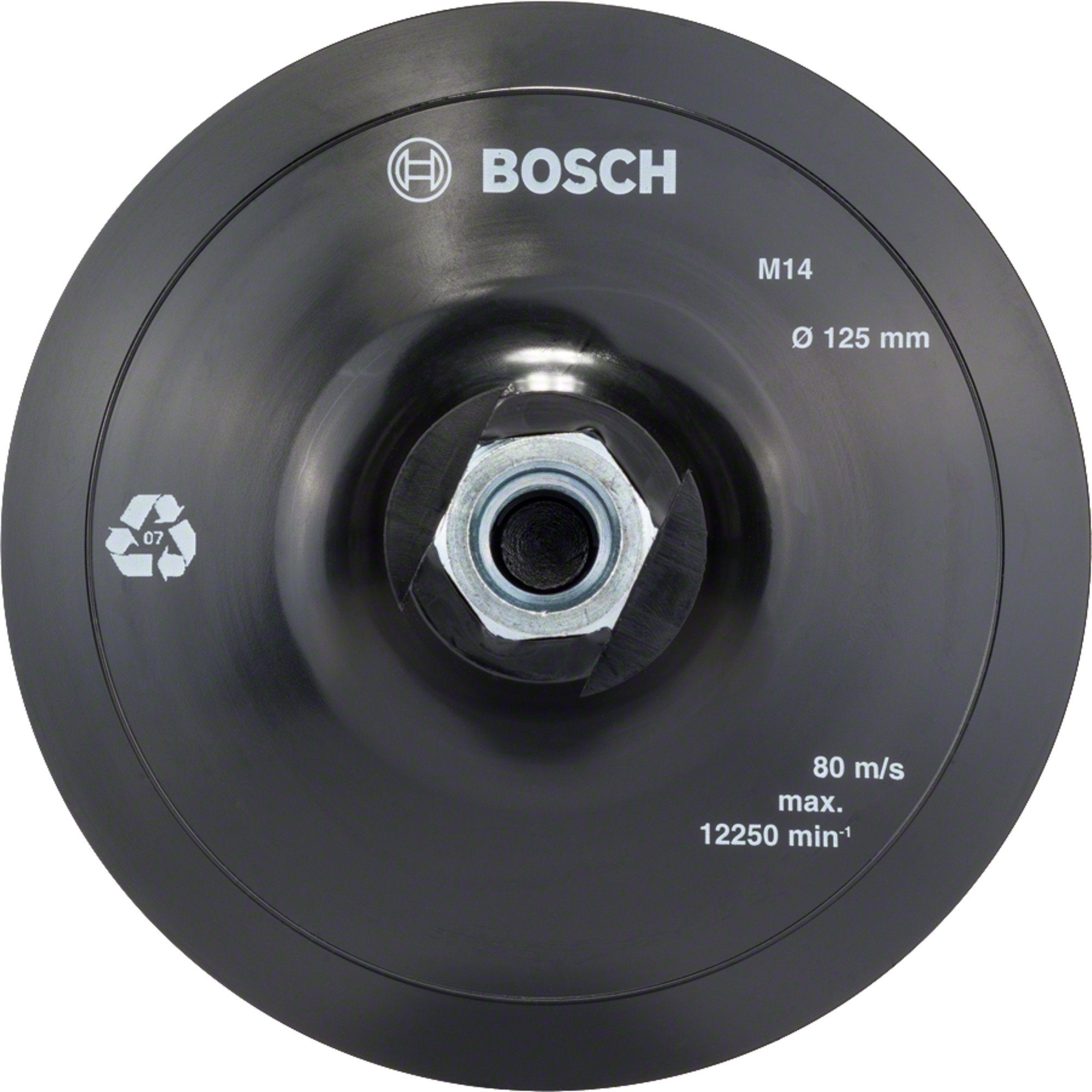 Professional BOSCH Gummischleifteller Bosch Ø 125mm Schleifscheibe