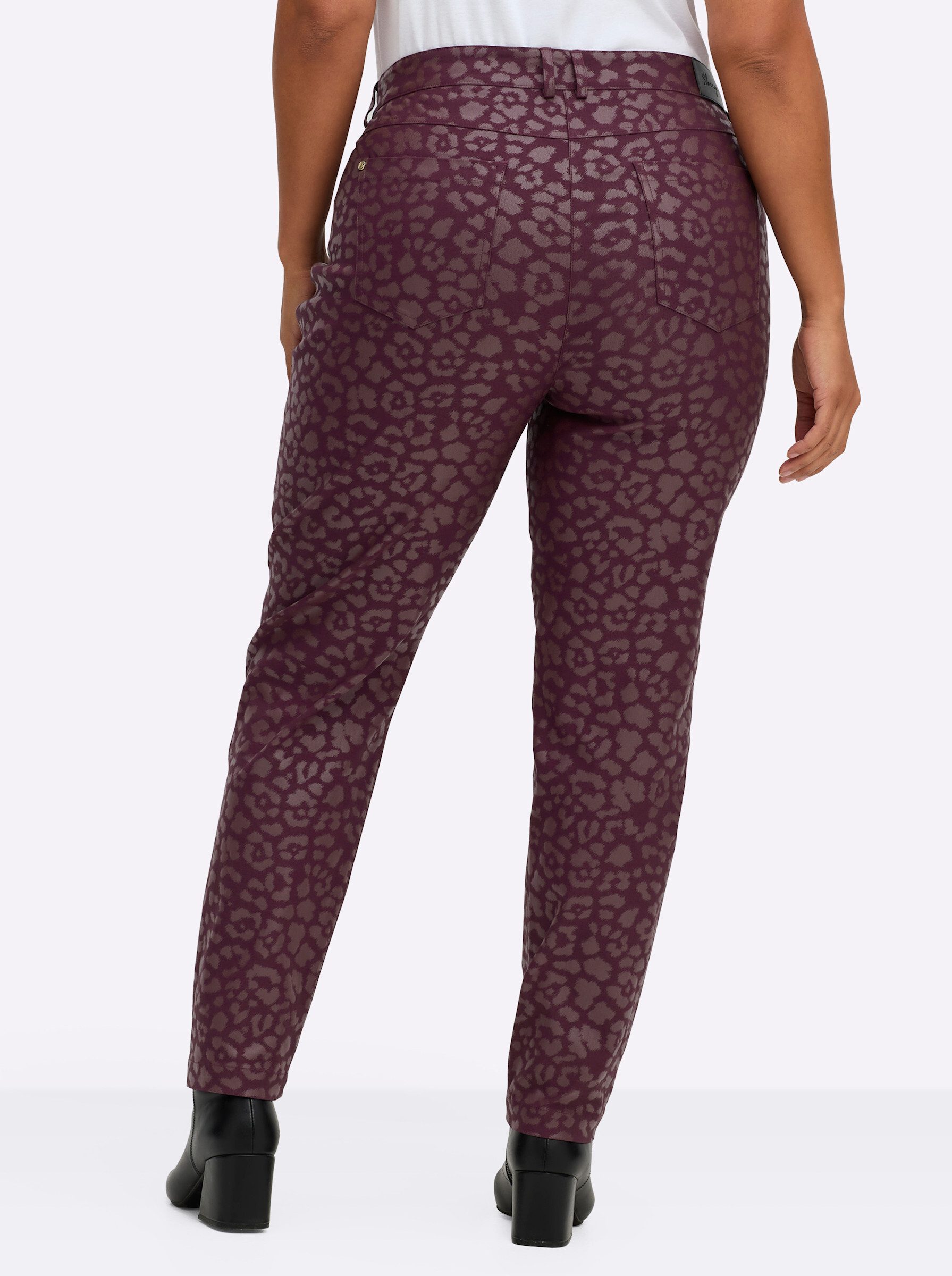 Sheego Jerseyhose Bengalinhose Innenbeinlänge ca. 76 günstig online kaufen