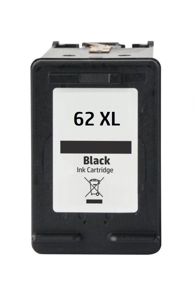 inkpro Druckerpatrone kompatibel mit HP 62 XL schwarz, Tintenpatrone (für Envy 5540 e-All-in-One, 5540, 5542, 5544, 5545, 5547, 5548, 5600, 5640, 5642, 5643, 5644, 5646, 5660, 5661, 5663, 5664, 5665, 7600, 7640, 7644, 7645 OfficeJet 200, 200C, 201, 202, 202C, 250 Mobile, 252 Mobile, 5700, 5740, 5741, 5742, 5743, 5744, 5745, 8000, 8040, 8045, XL Füllmenge: 18 ml für ~ 600 Normseiten)