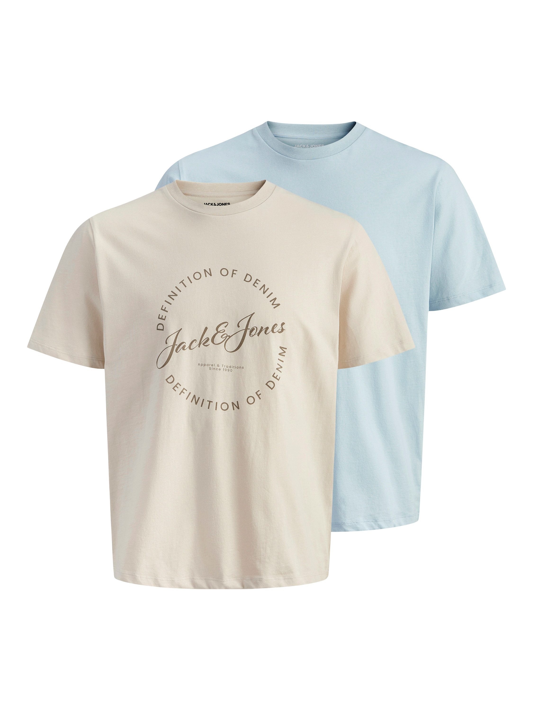 T-Shirt JJGRAYSON TEE SS CREW NECK 2PK MP JNR