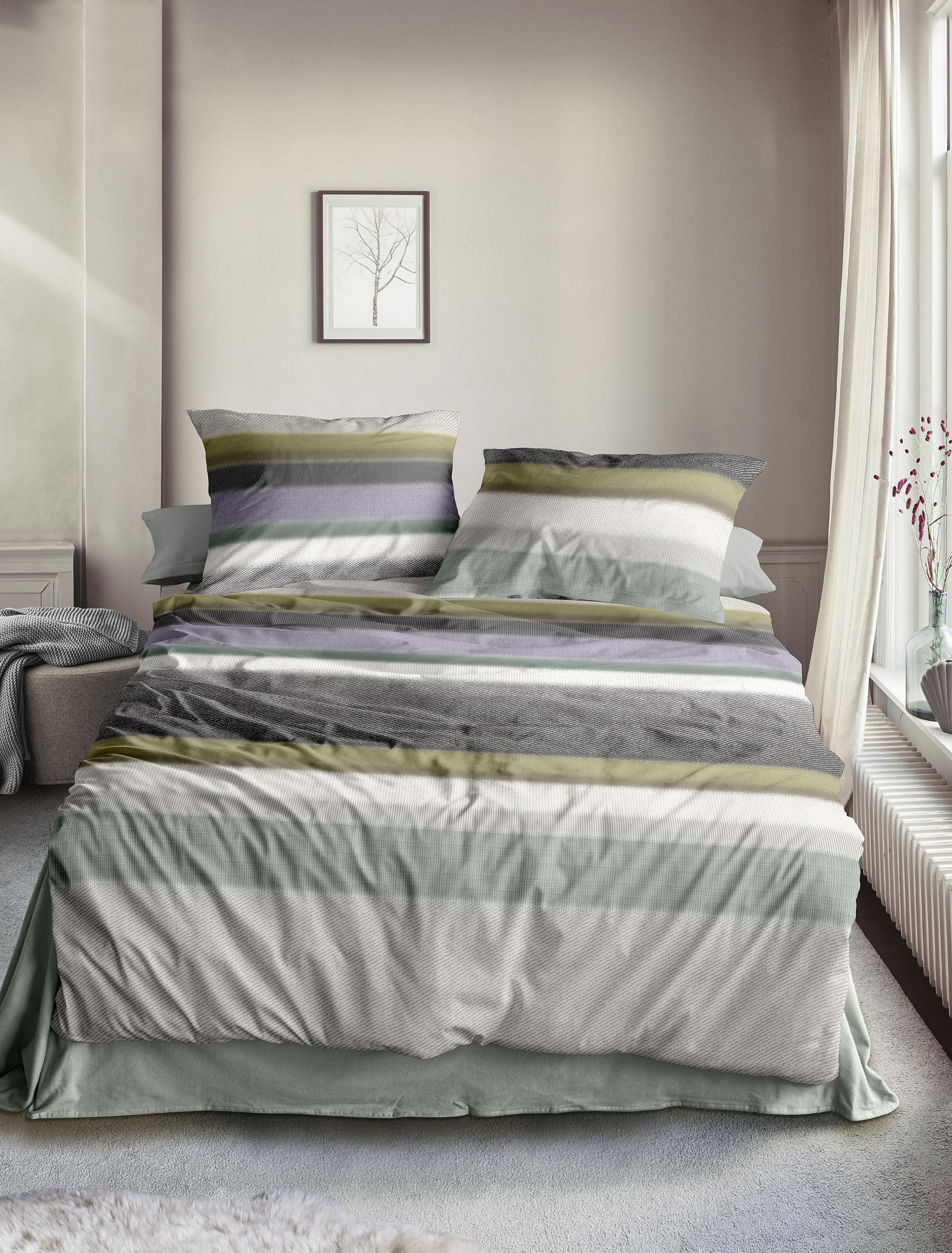 Irisette Bettwäsche Meran 8617, Feinbiber, 2 teilig, flauschig weich und wärmend