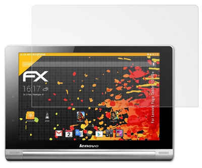 atFoliX Schutzfolie für Lenovo Yoga Tablet 10 HD+, (2 Folien), Entspiegelnd und stoßdämpfend