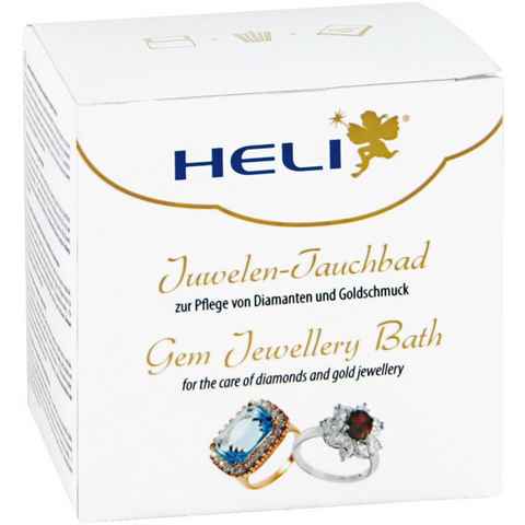 HELI Schmuck Geschenk Schmuckpflege Juwelen-Tauchbad Diamanten+Goldschmuck Schmuckreiniger (enthält ein Tauchsieb sowie zusätzlich ein Mikrofaserpflegetuch)