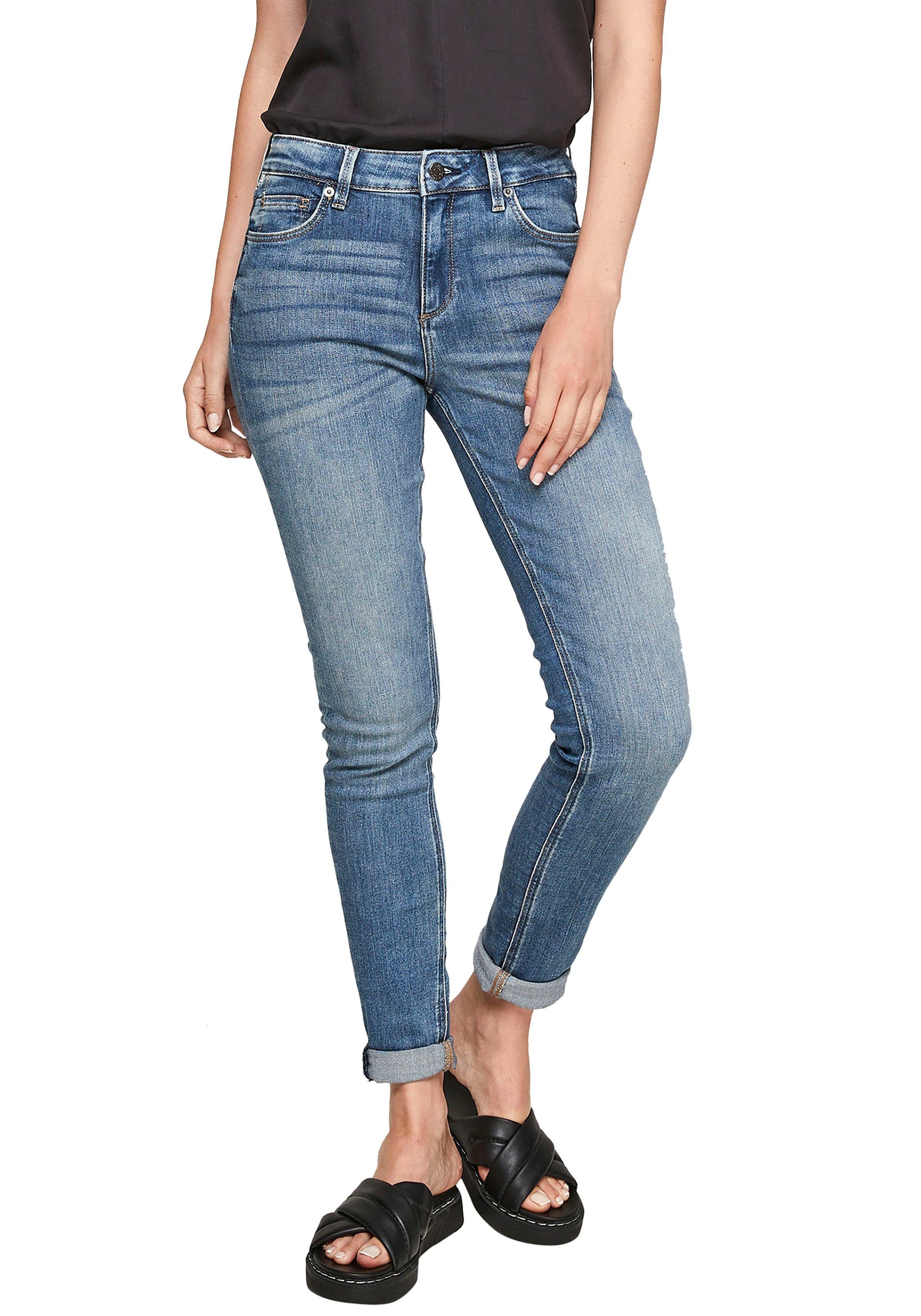 Damen Jeans Q/S by s.Oliver Skinny-fit-Jeans Sadie aus hochwertigem Bi-Stretch-Denim