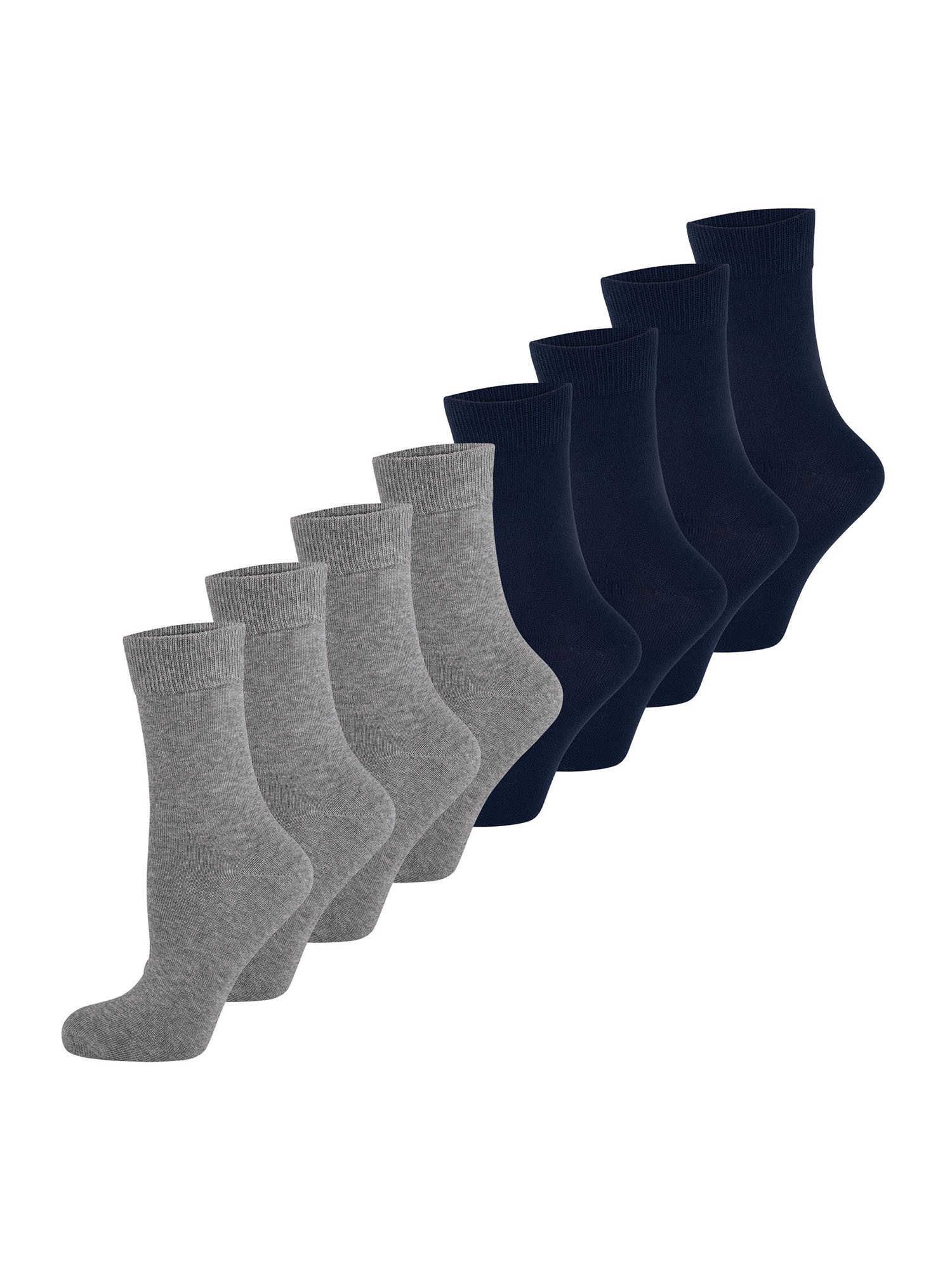 Nur Die Basicsocken Classic Komfortbund (8-Paar) Socken, Baumwollsocken, Alltagsocken