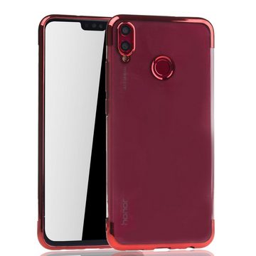 König Design Handyhülle Huawei Honor 8X, Huawei Honor 8X Handyhülle Bumper Backcover Rot