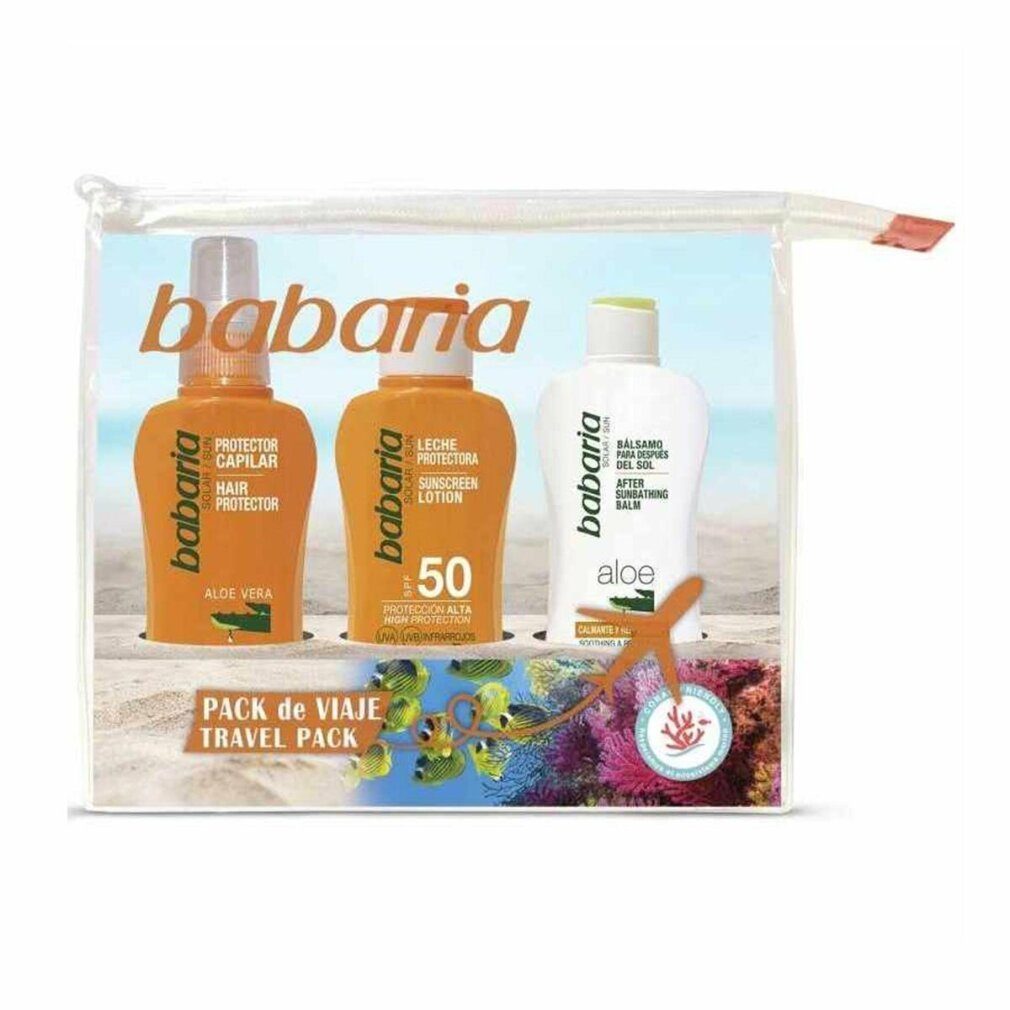 Sunscreen Babaria 3 3er Sonnenschutzpflege Set 300ml Spf50 Lotion babaria